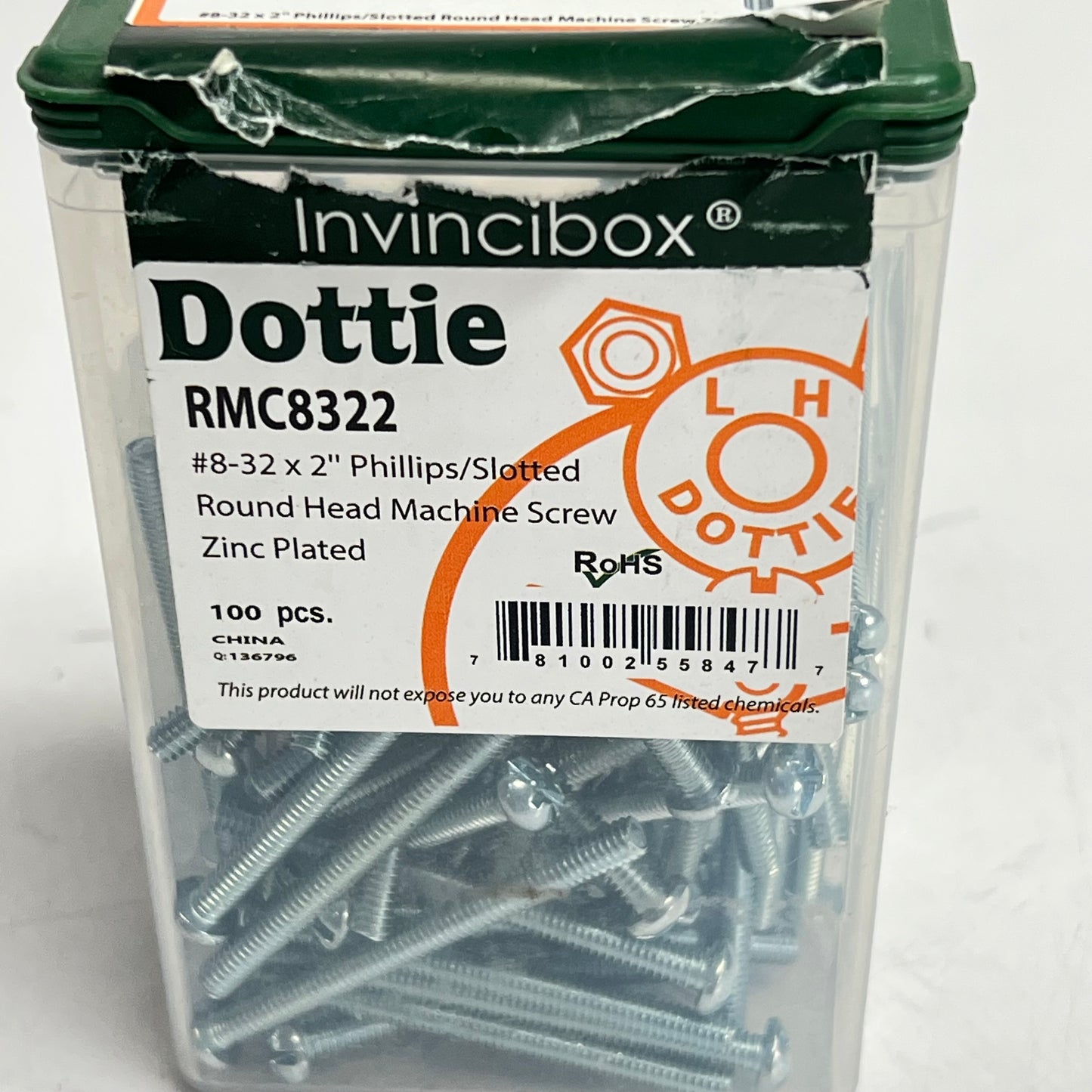 ZA@ (LOT OF 4) Assorted Lighting Hardware/screws & Parts White