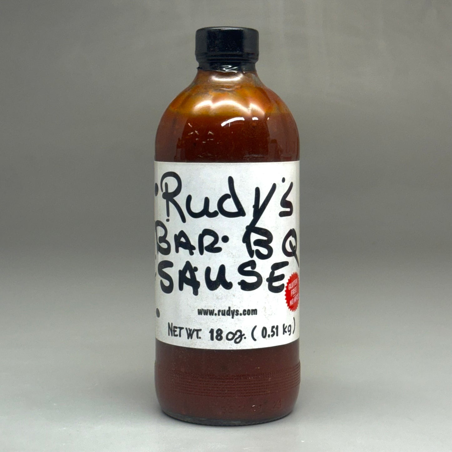 RUDY’S Bar-B-Q-Sause Original (3-PK) 18oz Exp 04/25 Size: 7”H Glass Containers