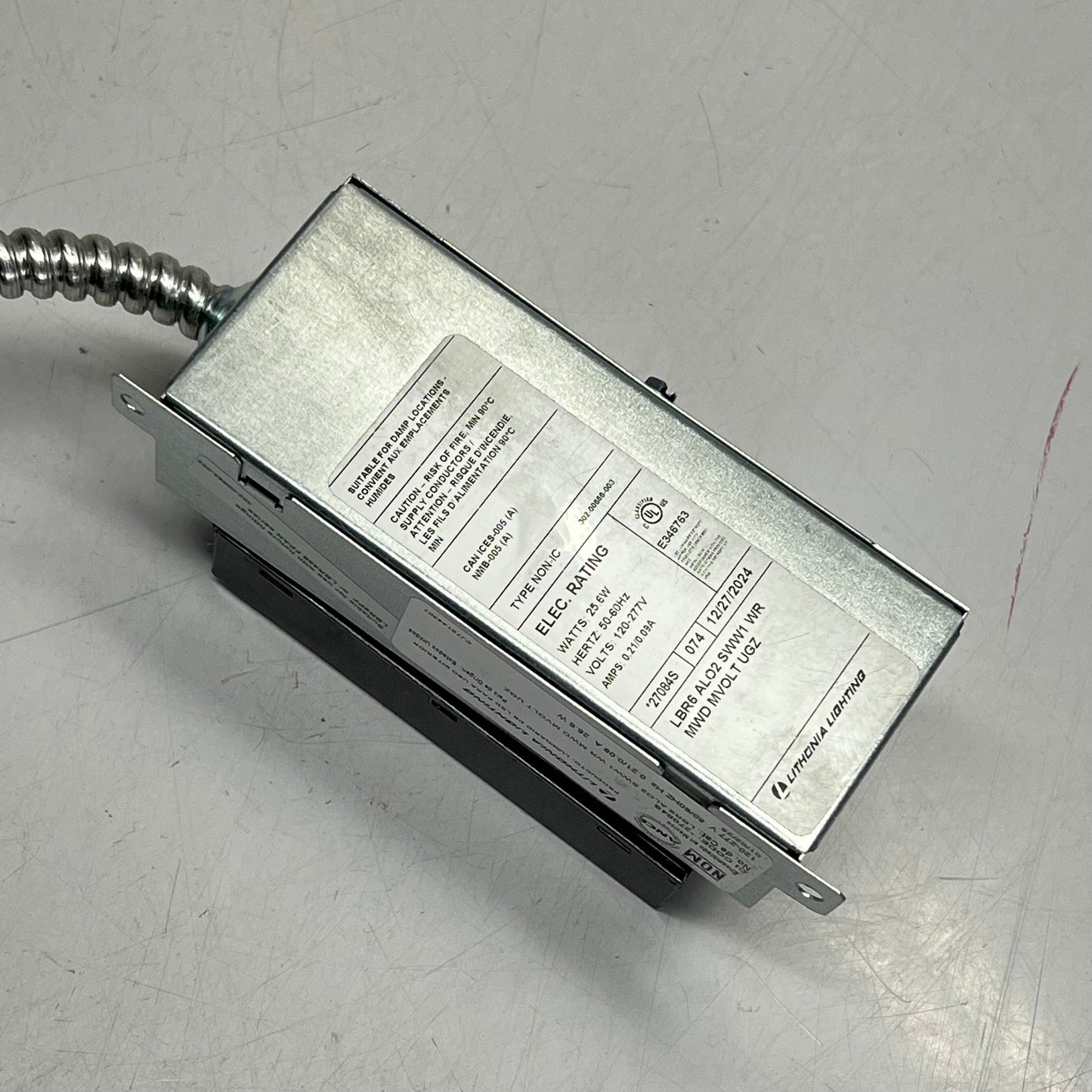 ACUITY BRAND Lithonia Lighting Recessed Mounting LBR6 ALO2 SWW1 WR MWD MVOLT UGZ