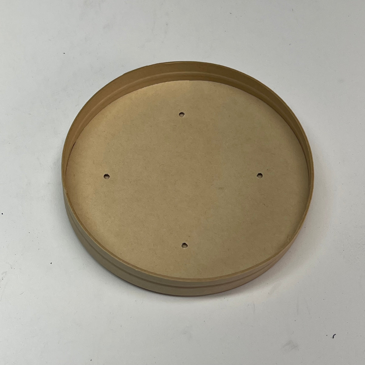 RESTAURANTWARE (200 PACK) Bio Tek Round Bamboo Paper Soup Container Fits 16oz Tan RWA0164