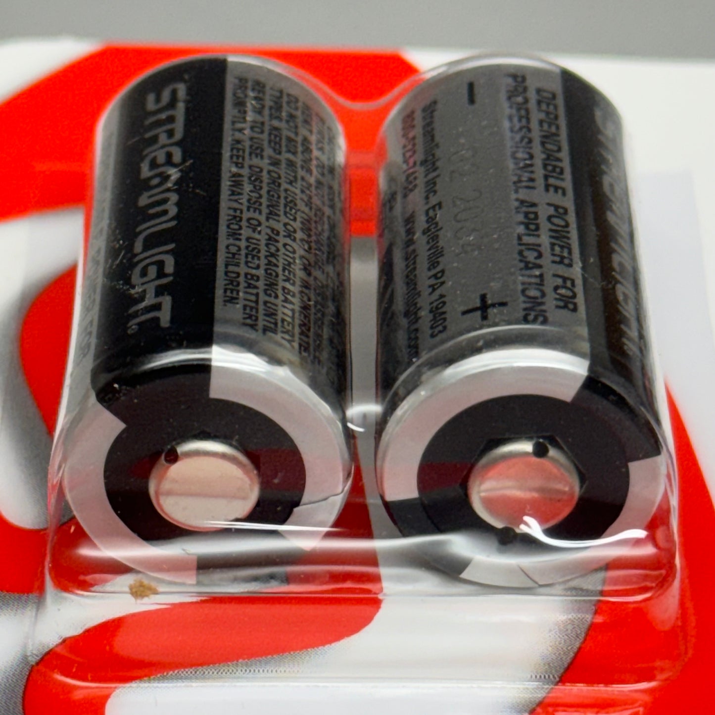 STREAMLIGHT (3 PACK of 2 Batteries) Lithium Batteries Model: CR123A 3V