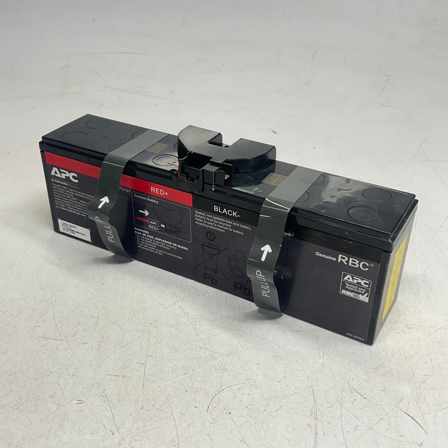 APC Replacement Leak Proof Lead-acid Battery Cartridge #163 12V 7.2Ah APCRBC163