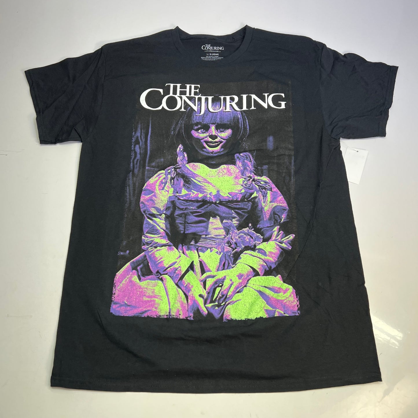 ZA@ WALMART The Conjuring Graphic Tee Shirt 100% Cotton Unisex Sz XL Black