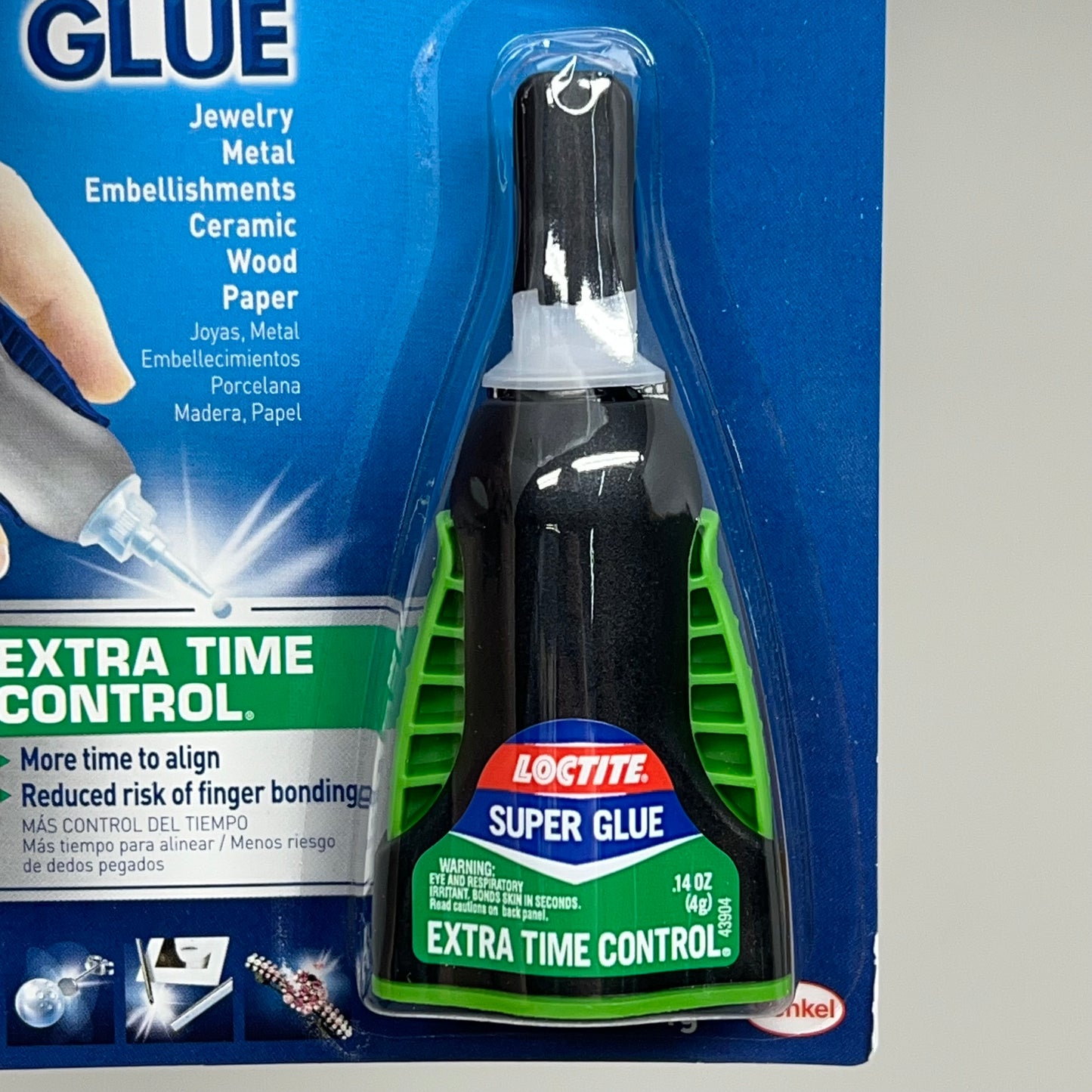 HENKEL LOCTITE (3 PACK) Super Glue Extra Time Reposition Control .14oz 1503241