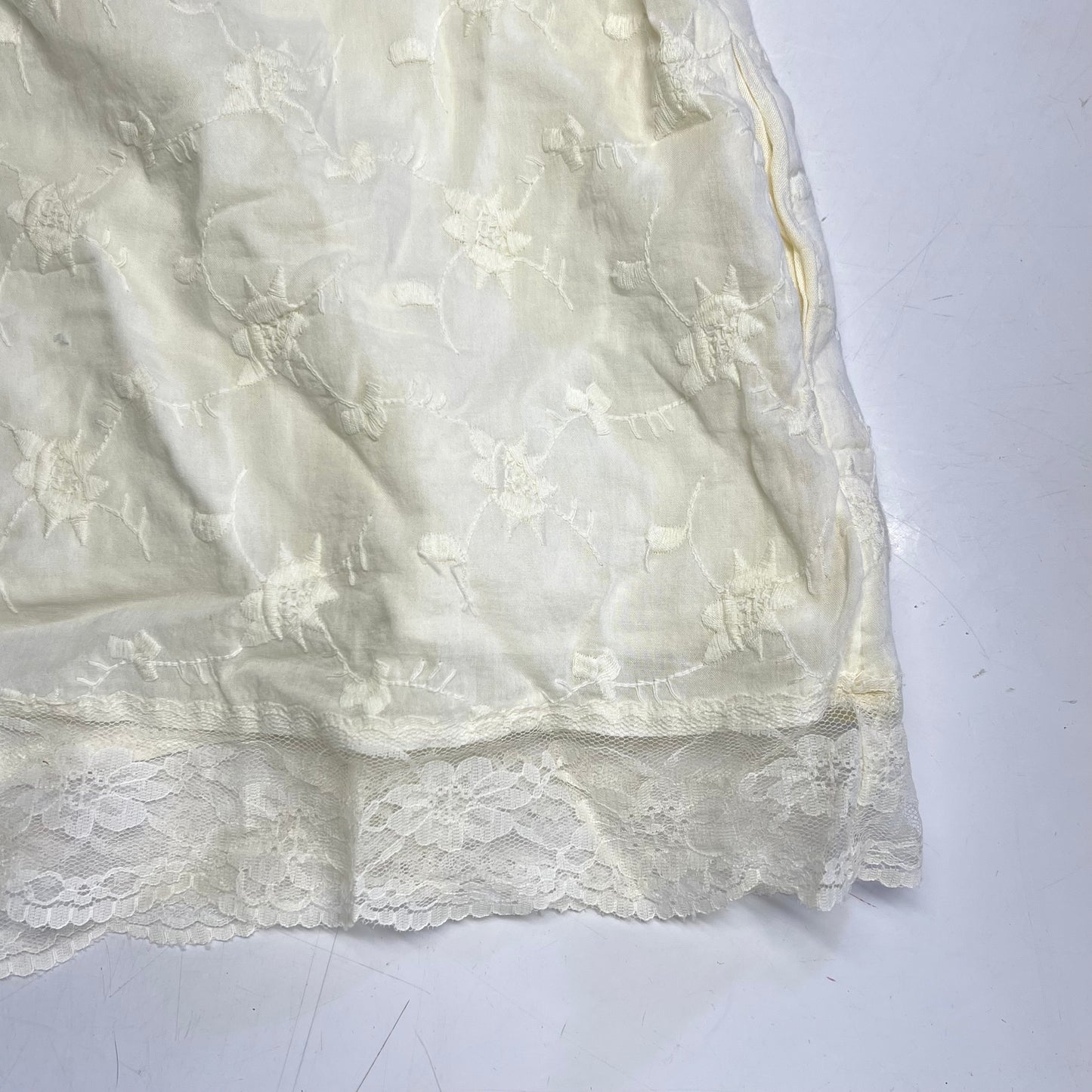 FREE PEOPLE Juno Embroidered Baby Doll Dress Women's Sz XS White/Black 11163933