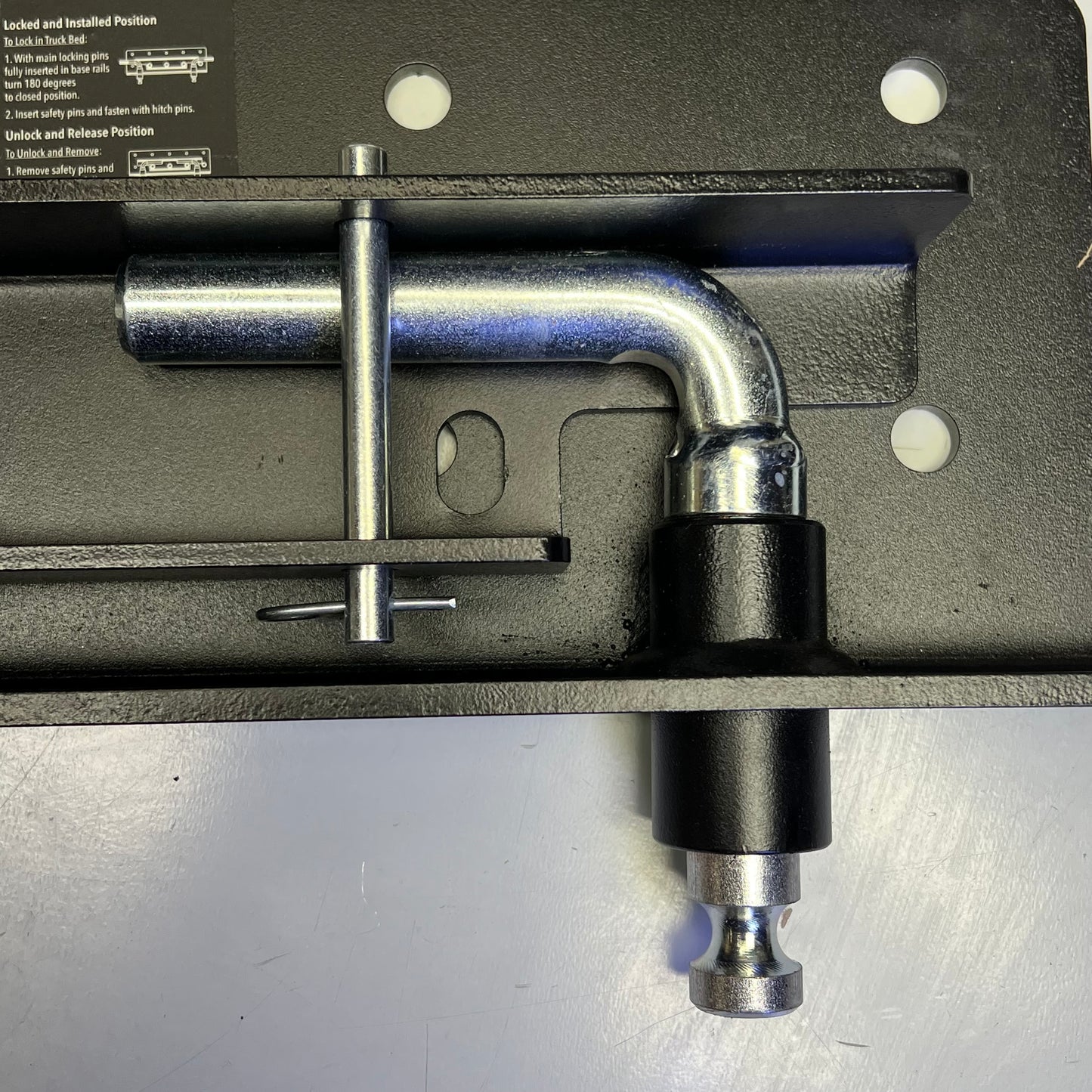 DEMCO Fifth Wheel UMS Adapter Plates Bolt-On Made In USA Black 6004