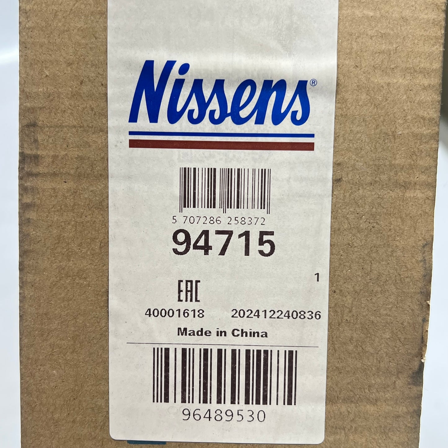 NISSENS A/c Condenser for Porsche 911 (1998) Boxster (1997) Cayman (2006) 94715