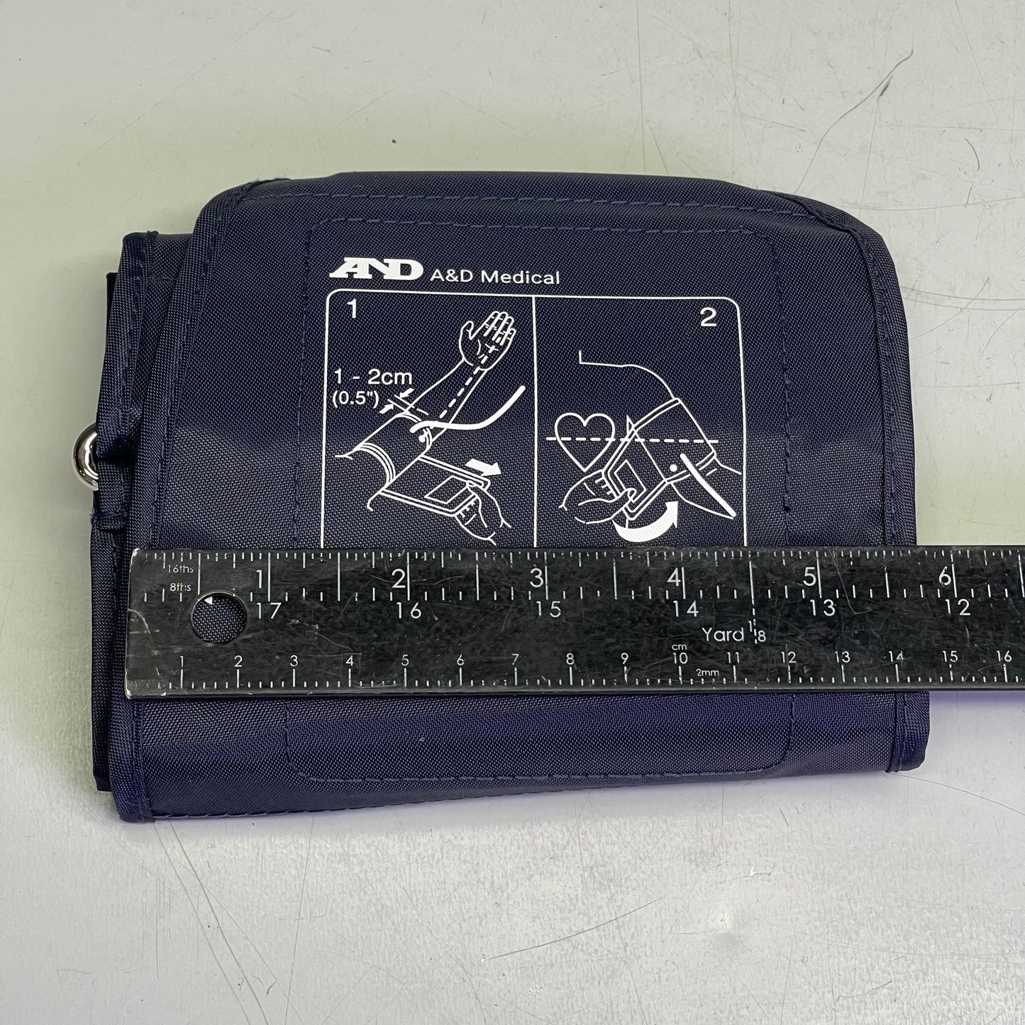 A&D MEDICAL Wide Range Cuff Blood Pressure Monitor White w/ Black UA-651-AC