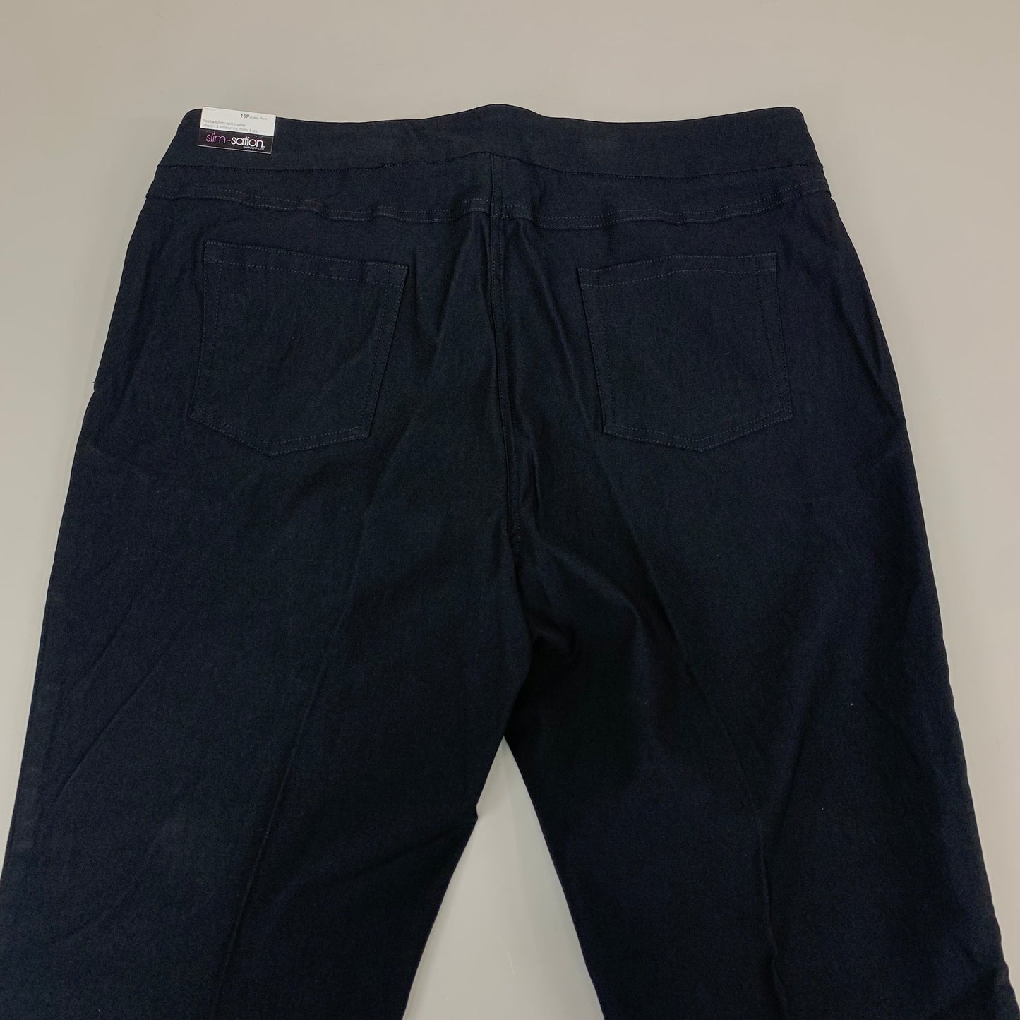 MULTIPLES Ankle Pant Petite Women's Sz 16P Black