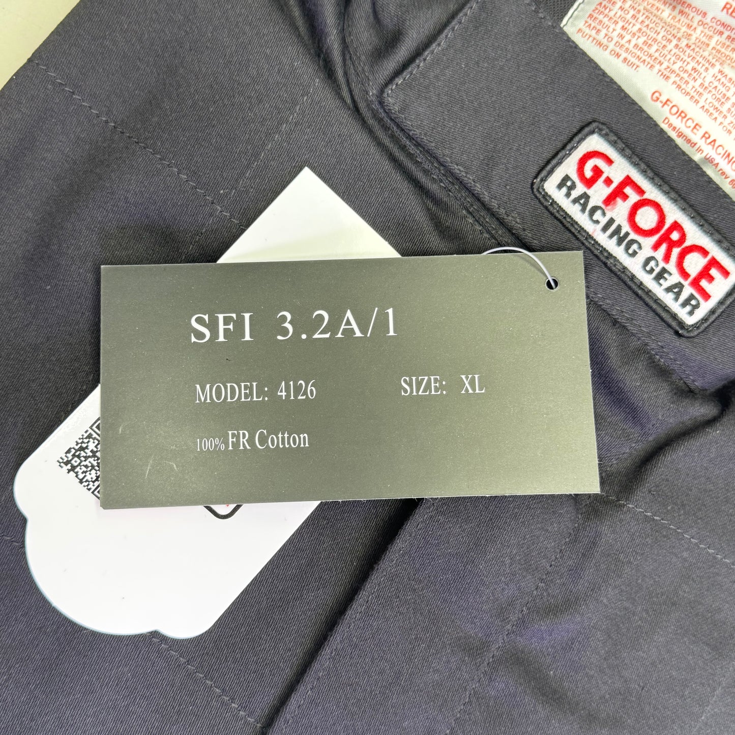 G-FORCE Racing GF125 Jacket XL Black 4126XLGBK