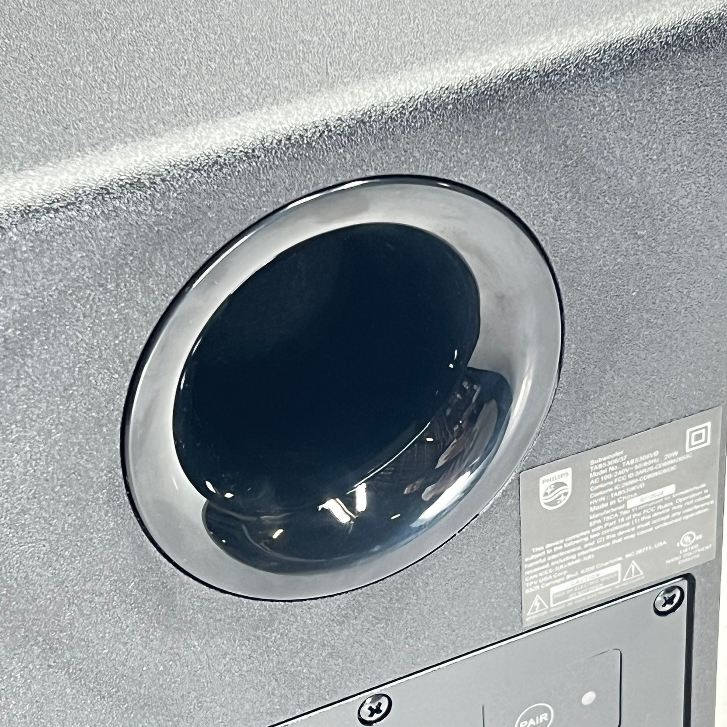 PHILIPS HDMI Bluetooth Subwoofer Soundbar Speaker 5000 Series Black TAB5306/37