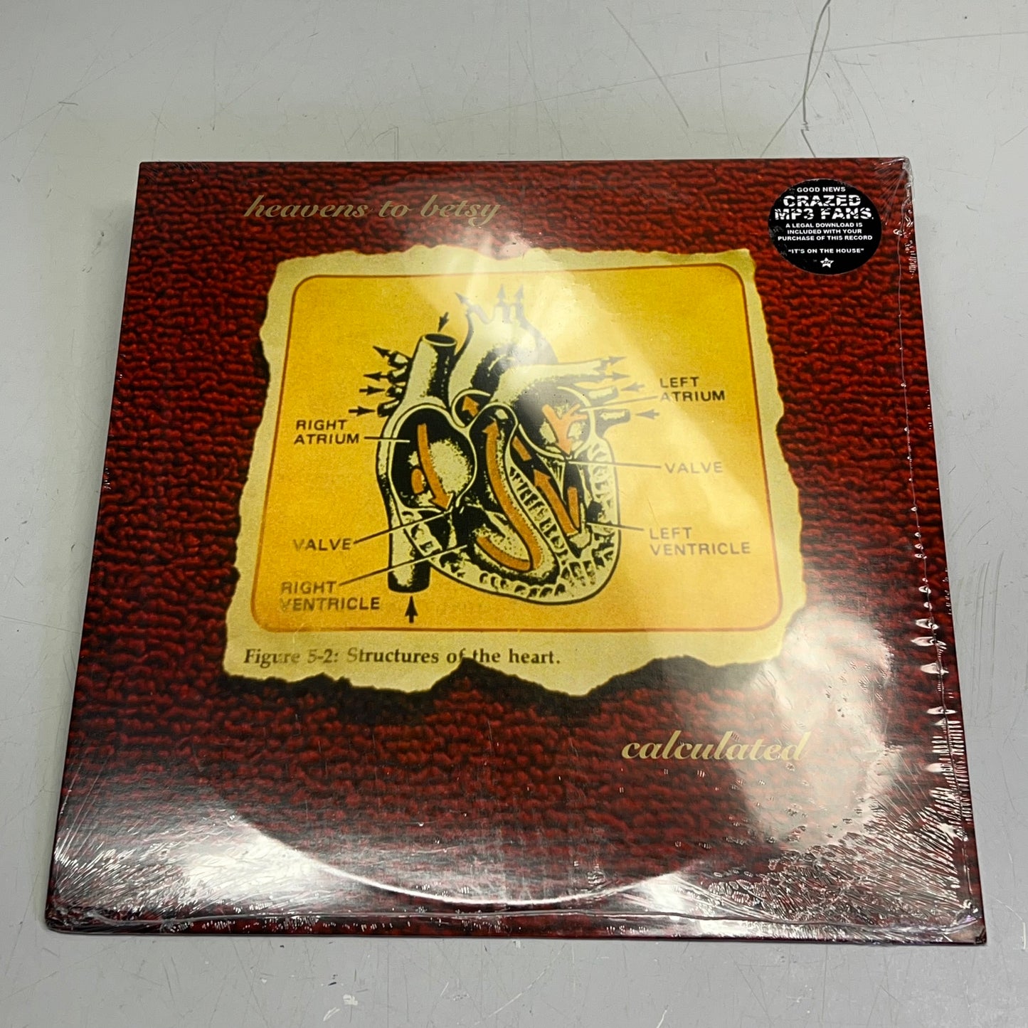 HEAVENS TO BETSY Calculated Record Vinyl, LP, Album Released 1994 Kill Rockstar