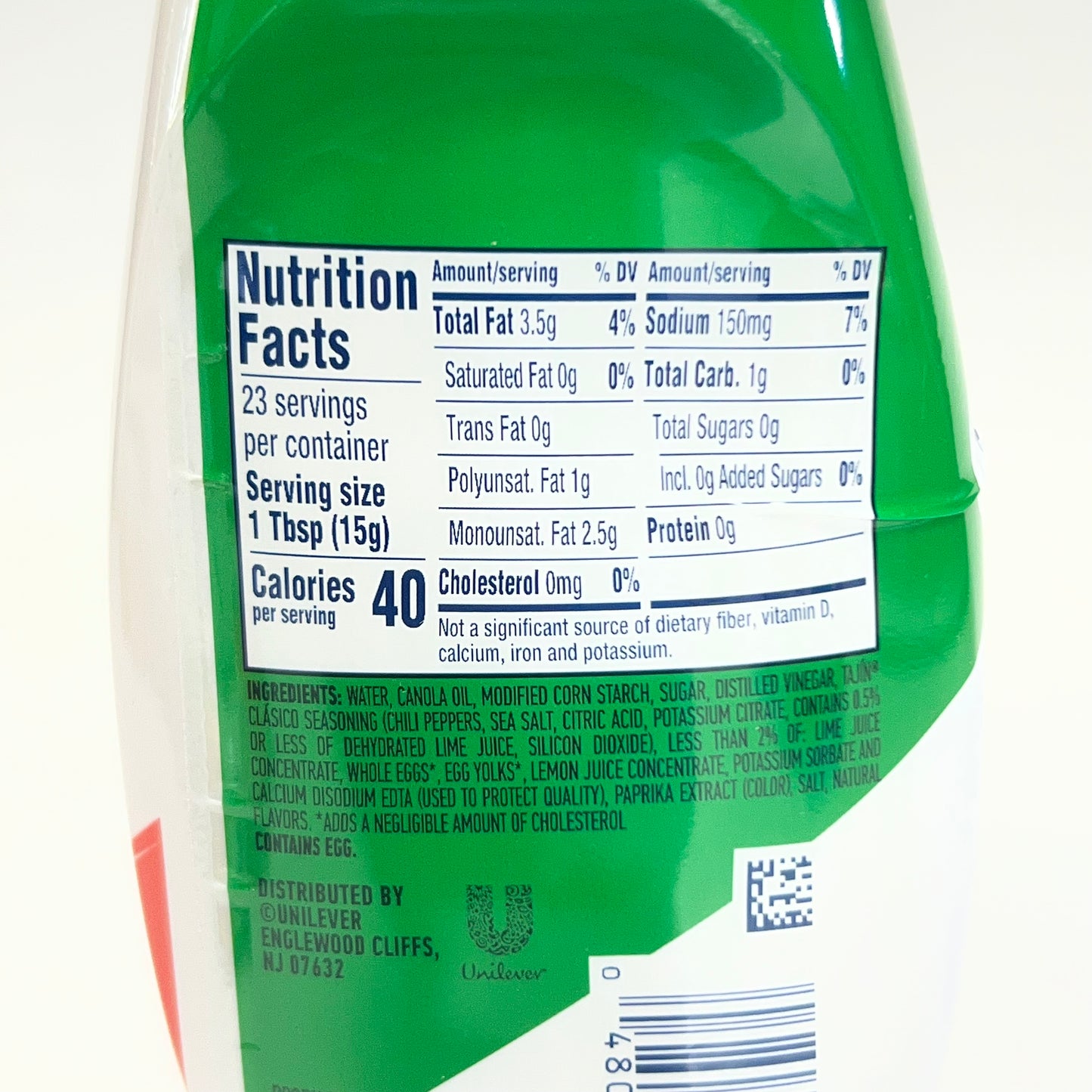 HELLMANN'S (8 PACK) Chili Lime Mayonnaise Dressing Tajin 11.5 fl. oz. BB 05/26 62674869