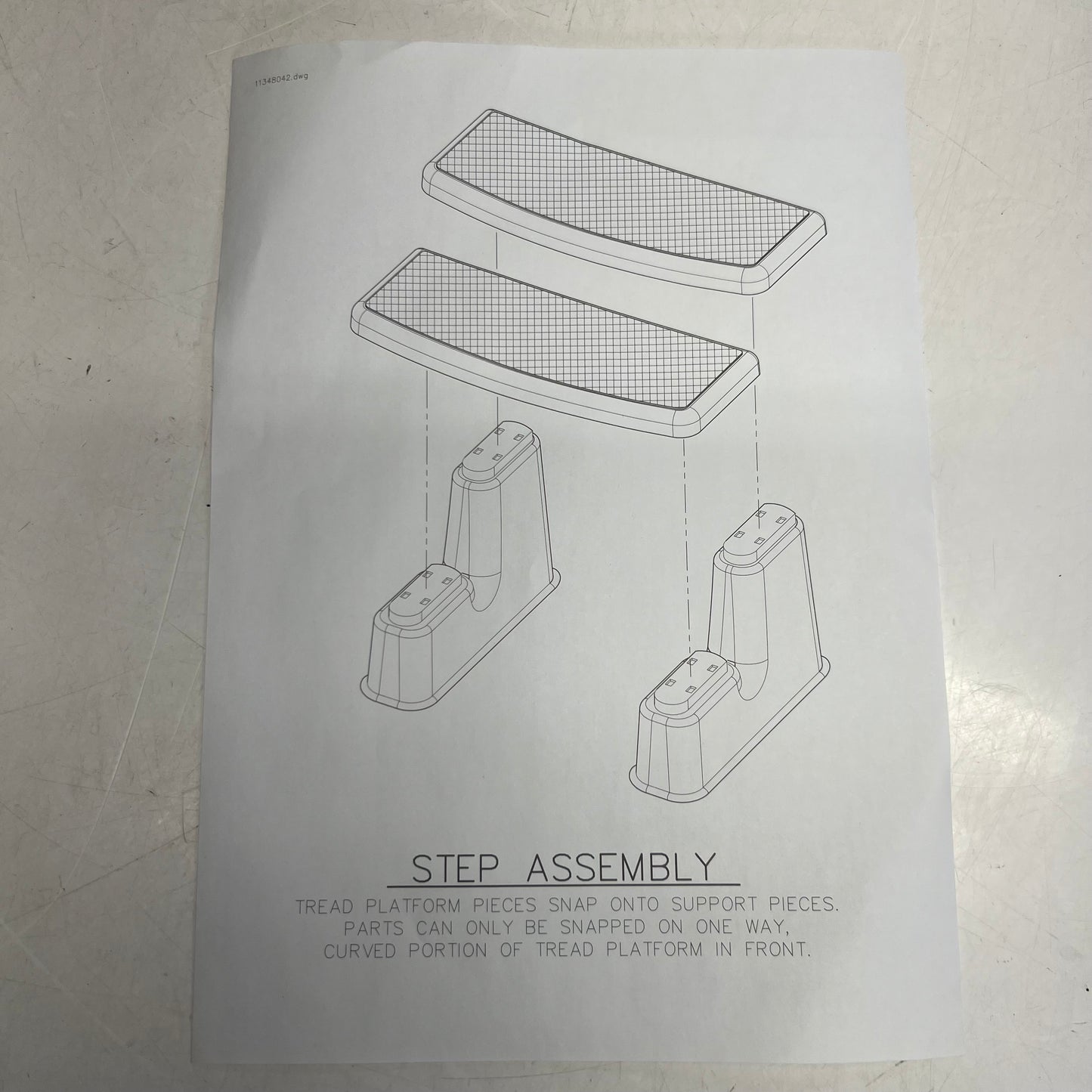 WATKINS Hot Spring Polymer Spa Step 78512