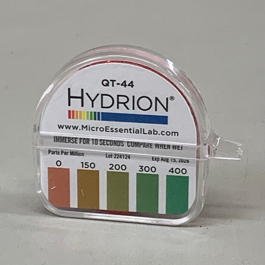 HYDRION (5 Pack) Hydrion Quat Test Kit 0-44 PPM Red QT-44