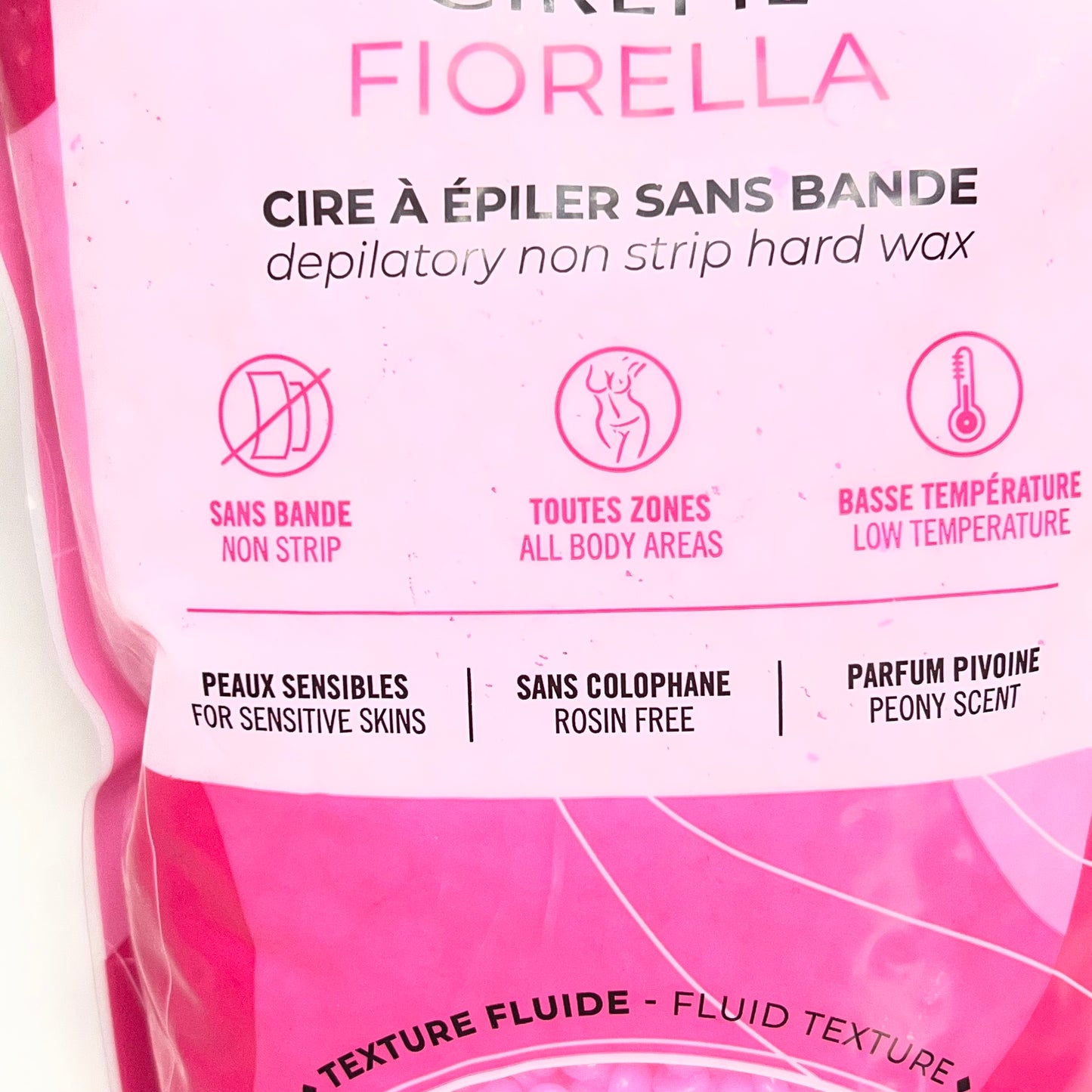 PERRON RIGOT Cireoil Fiorella Hard Wax Beads Peony Scent 800g Pink BB 12/27