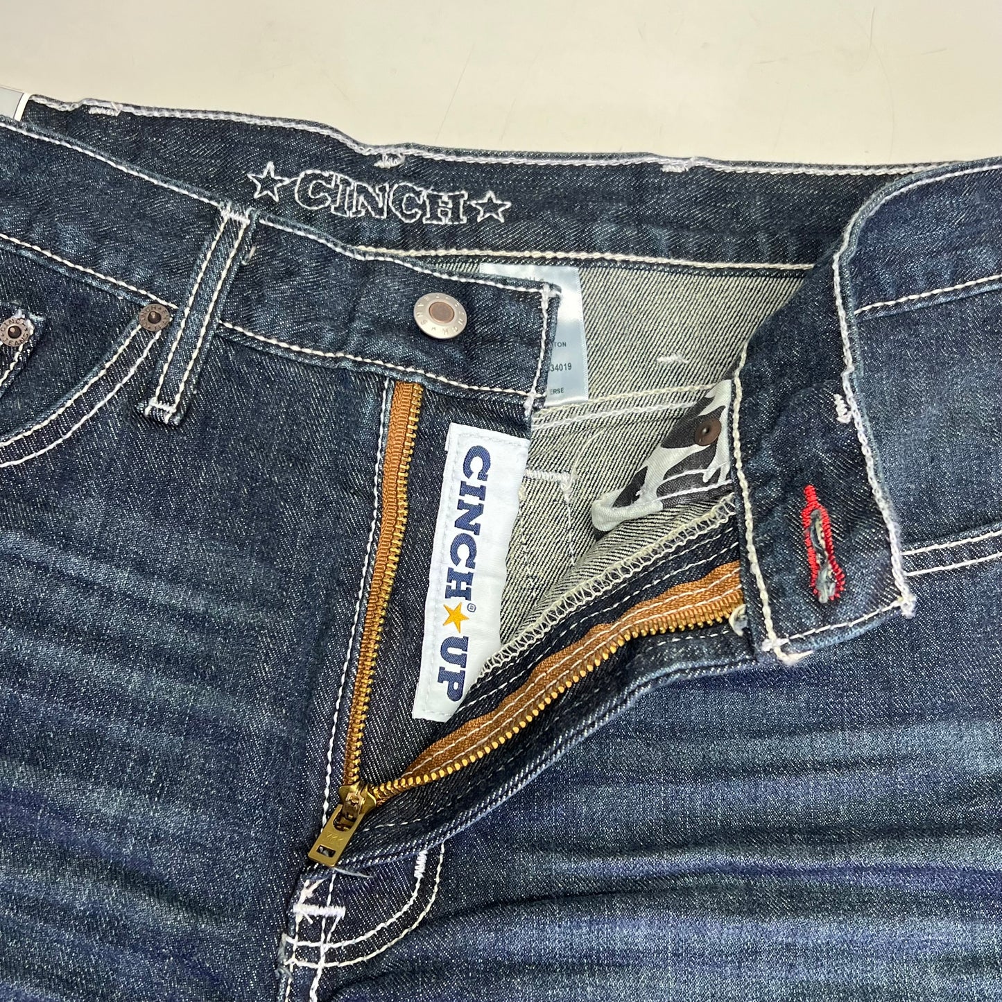 CINCH Relaxed Fit White Label Jeans Men's Sz 38 X 36 Stonewash Indigo MB92834019