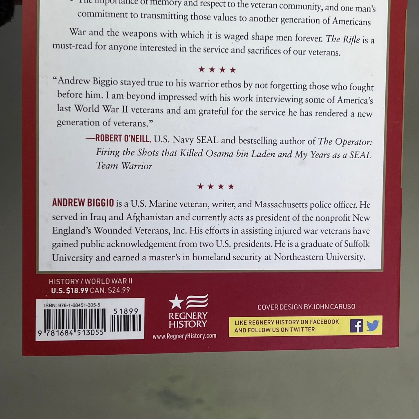 THE RIFLE  Paperback Combat Series Americas Last WWII Veterans By Andrew Biggio