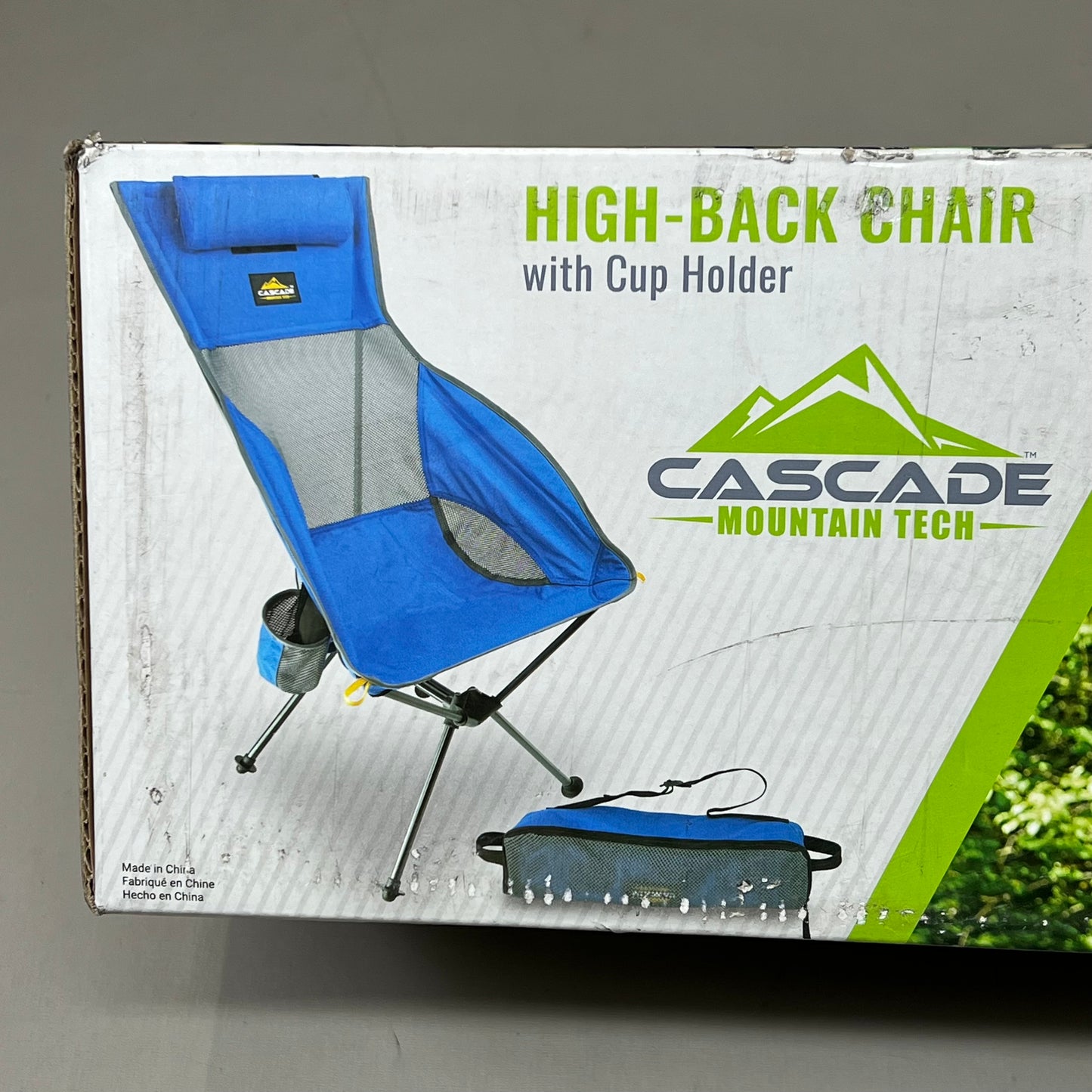 ZA@ CASCADE Ultra Light High Back Foldable Chair w/ cup Holder New Other No Legs 1654435