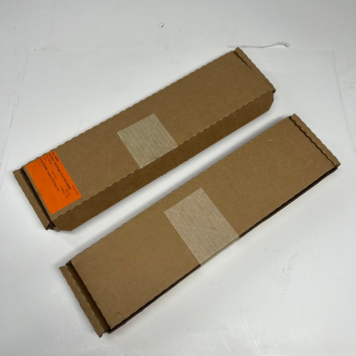 ROCKWOOD ASSA ABLOY (2 PACK) Rockwood 110x70c Pull Plate 4″ x 16″ 1" Pull Silver