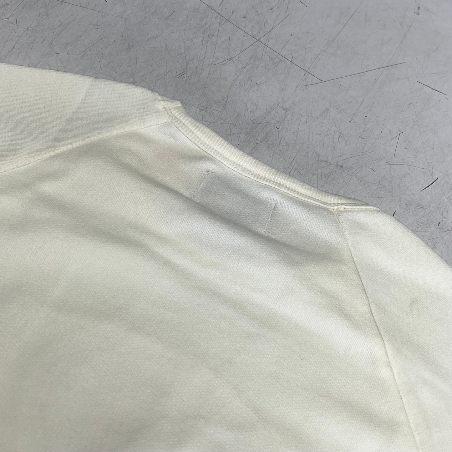 CLOUD 9 Terry Sweatshirt California Inspired  Women's Sz S Antique White