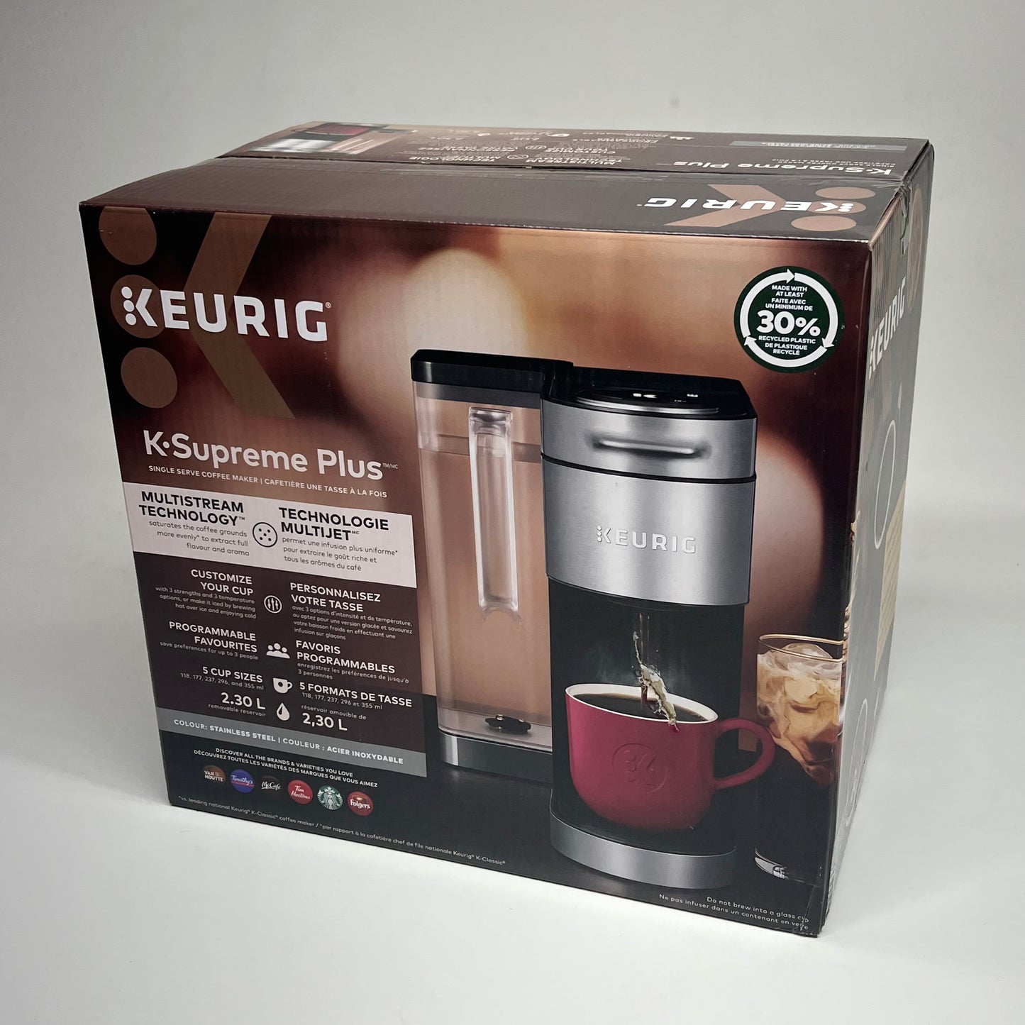 KEURIG K-supreme Plus Single Serve Coffee Maker Multiple Brew Sizes Black