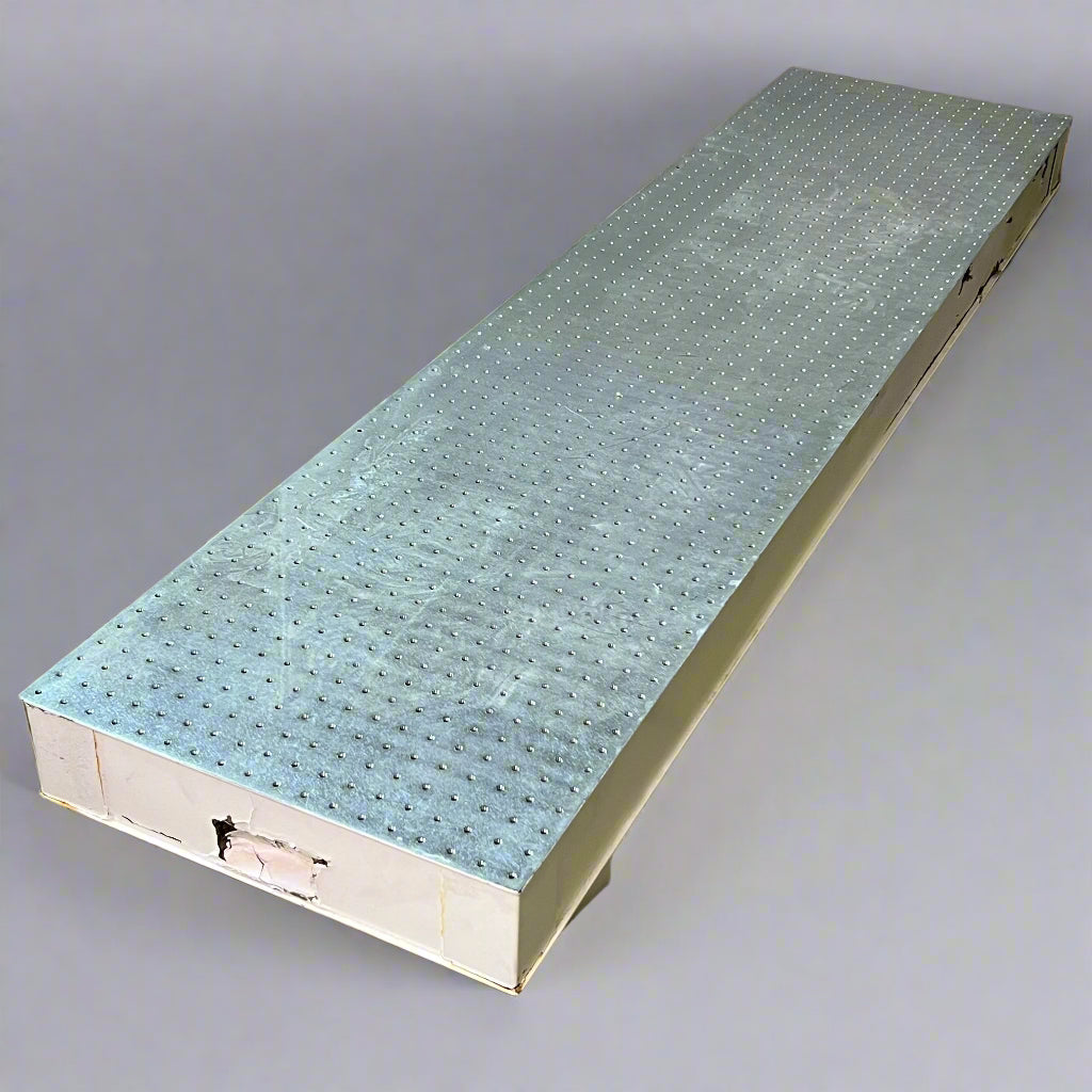 Steel Optical Breadboards 18"W x 72"L x 4"H Grey (AS-IS, A Little Damage)