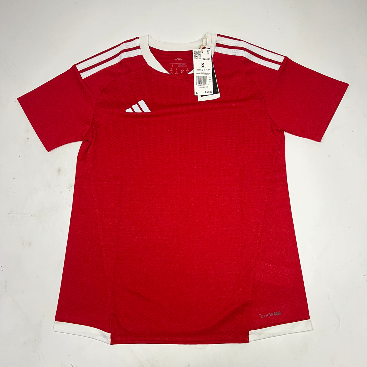ADIDAS Trio26 Competition Match Day Jersey Women's Sz S Red/White KA6190