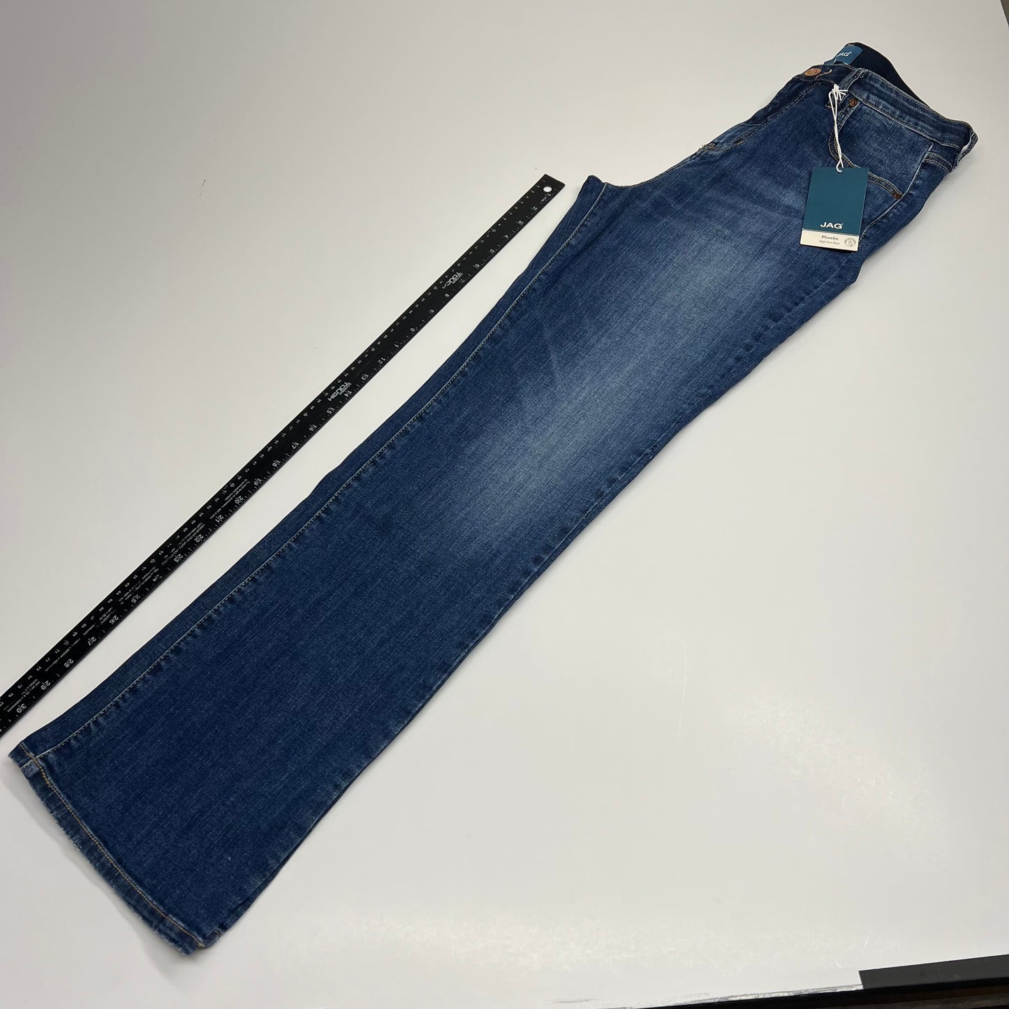 JAG Phoebe High Rise Bootcut Jeans Women's Sz 10/32 Seaside Blue J2911SCV418