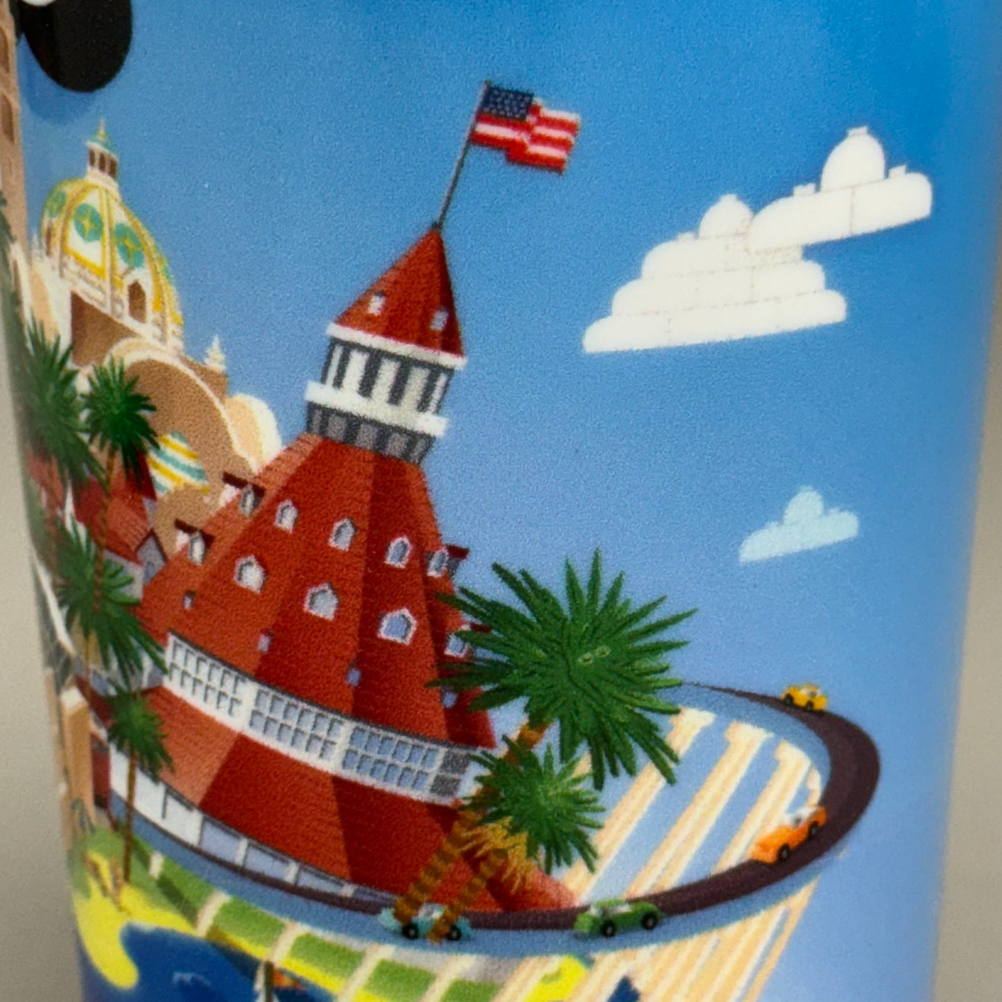 LEGOLAND Miniland San Diego (2 PACK) Plastic Cup w/Lid & Straw AUTHENTIC! (New)