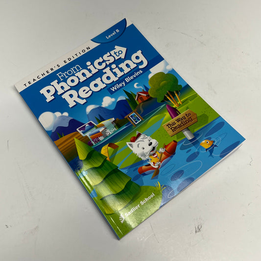 FROM PHONICS TO READING Level B Teachers Edition Wiley Blevins Paperback Book