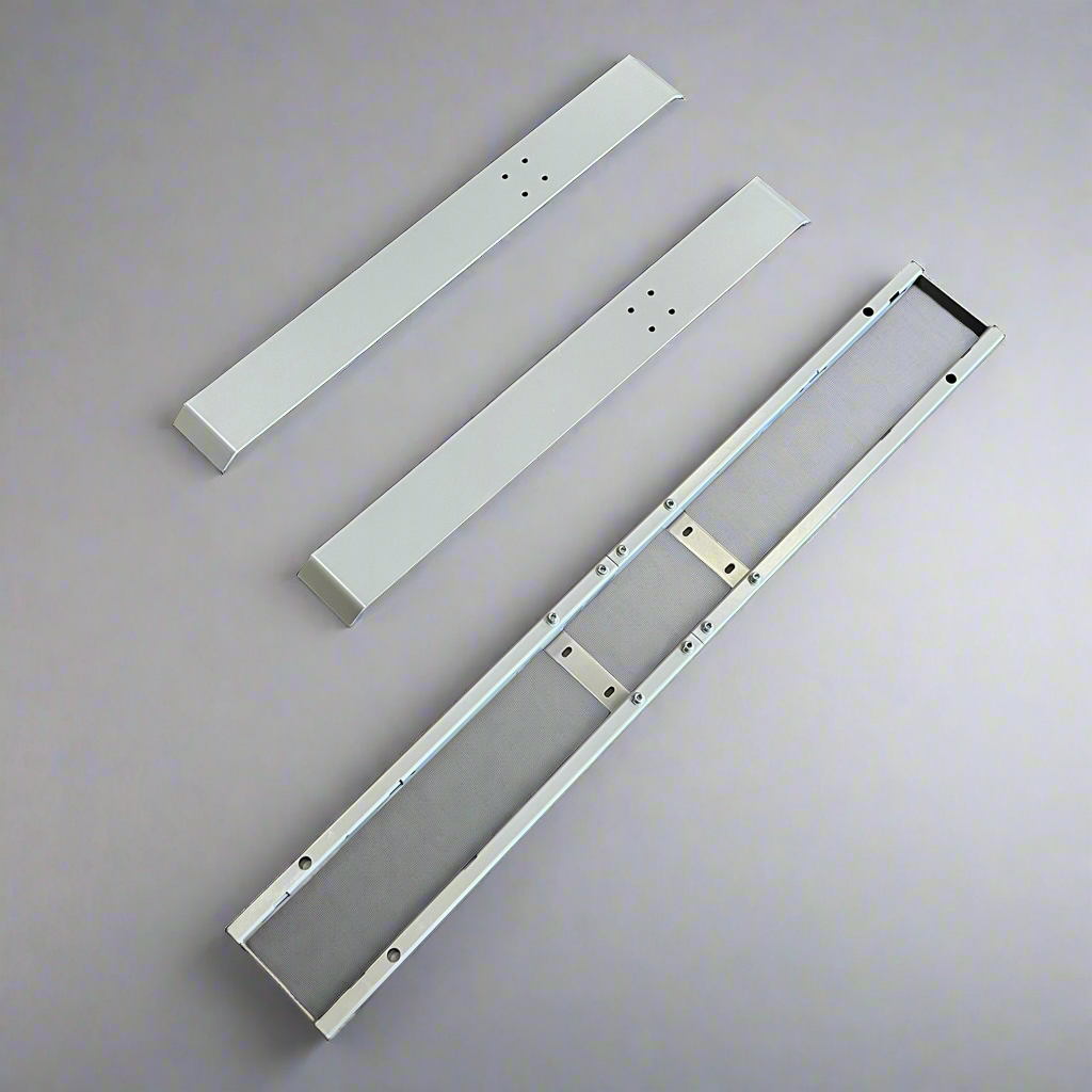 SIT ON IT Adjustable Desk Legs C-Leg Type w/ Motor (NO TABLETOP) Silver 80-016045-01