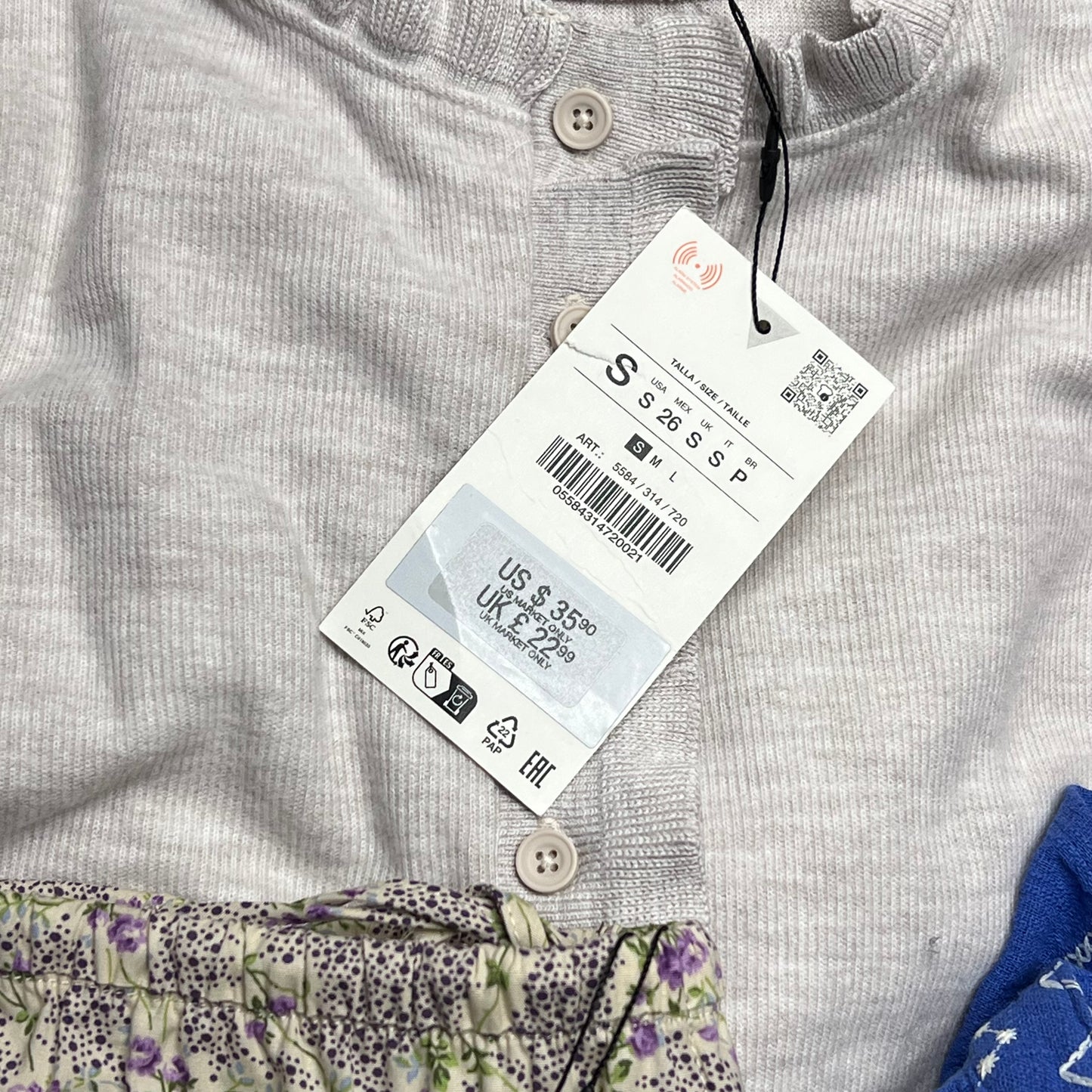 ZA@ ZARA Lot of Assorted Clothing Jacket/Coat, Bottoms & Blouses Women's Sz XS