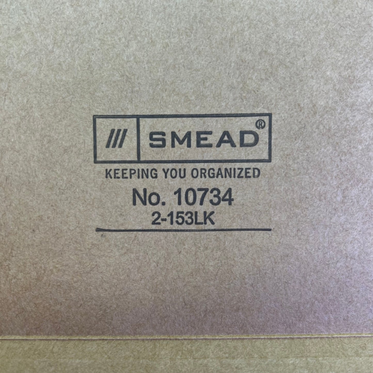 SMEAD (100 PACK) Reinforced Tab File Folders  Letter Sz 1/3 Cut Kraft 10734
