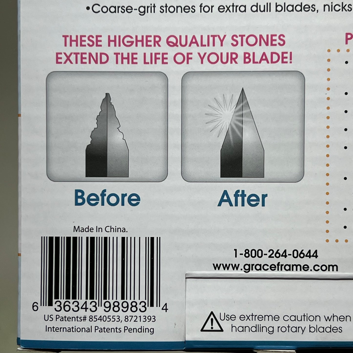 TRUE SHARP 2 High Quality Power Rotary Blade Sharpener Blue TCC-01-21018