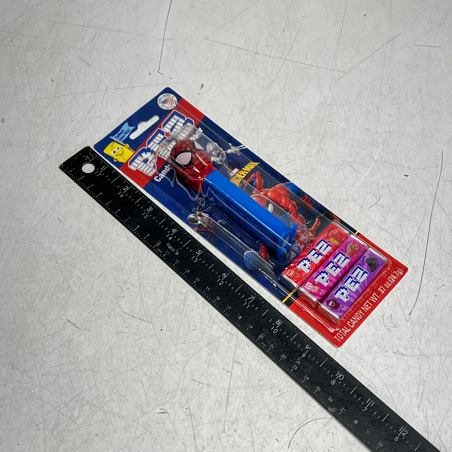 PEZ (6 PACK) Marvel Assorted Spiderman Candy Dispensers W/ Candy 039116 BB 05/30