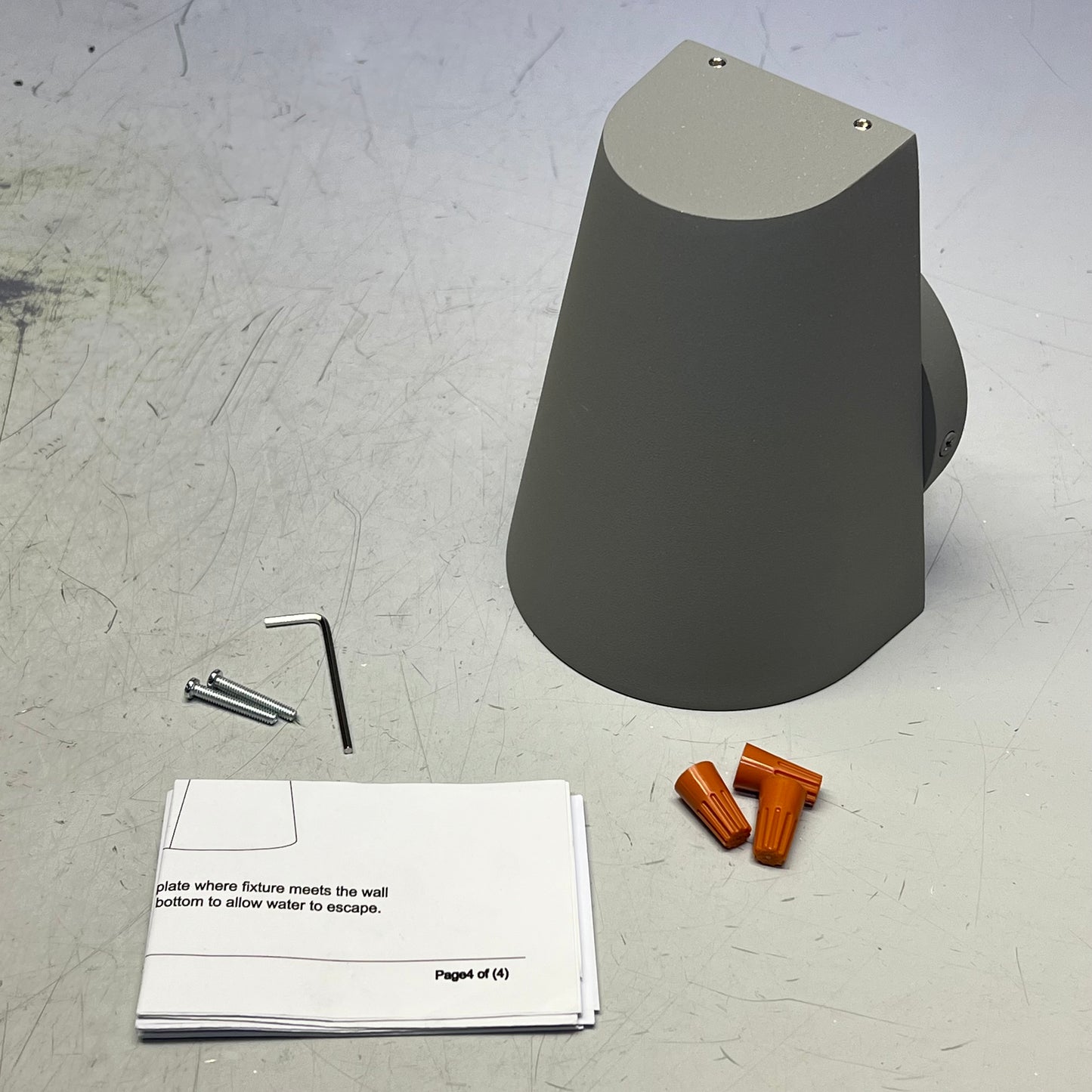 MAXIM LIGHTING LED Mini Outdoor Wall Lantern 6W 5"w x 6.25" H  Grey 86199SV