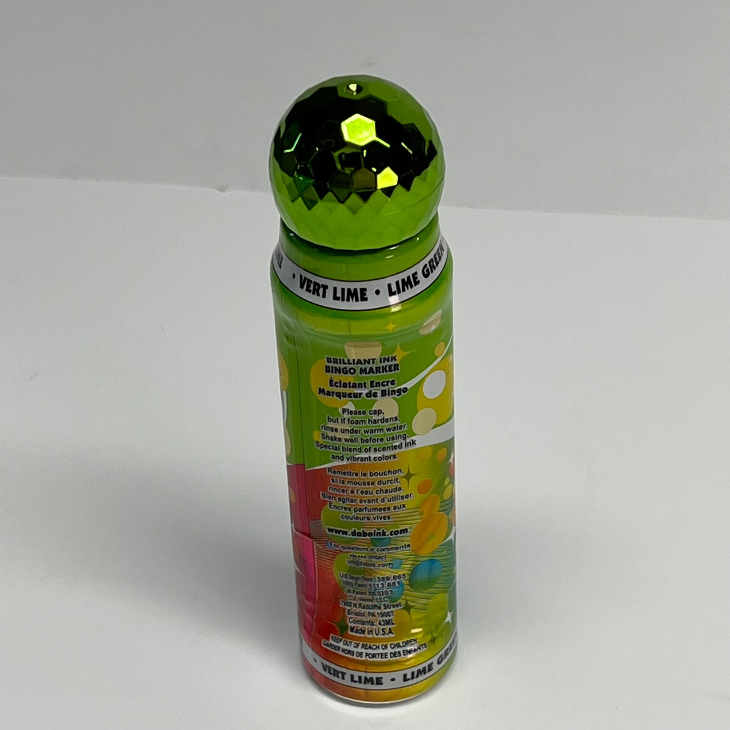 DAB O INK (12 PACK) Sunsational Bingo Marker Bright Ink 43ml/1.4 oz Lime C26