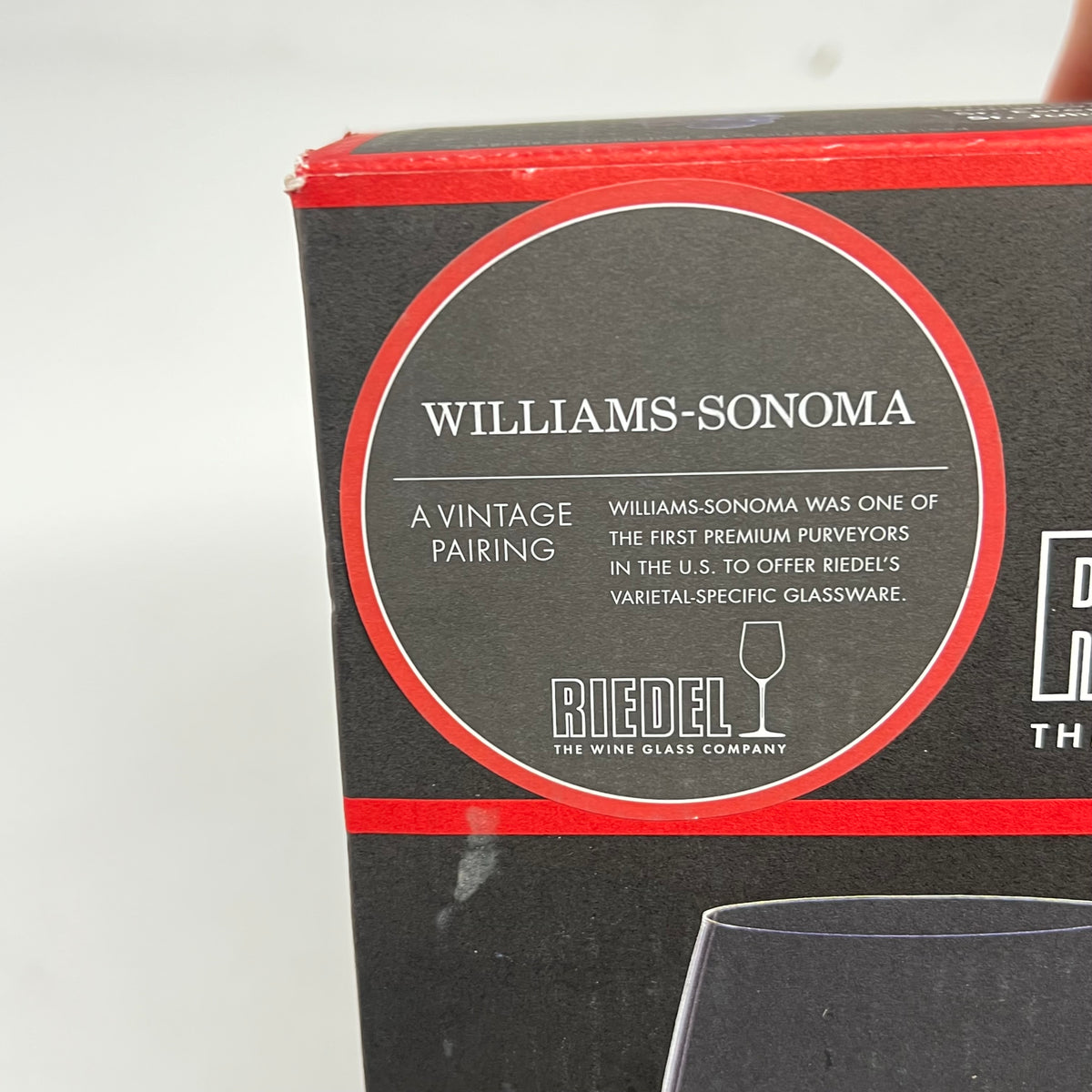 RIEDEL (SET OF 2) Crystal Glass Cabernet Sauvignon/merlot   9" Tall 19685229