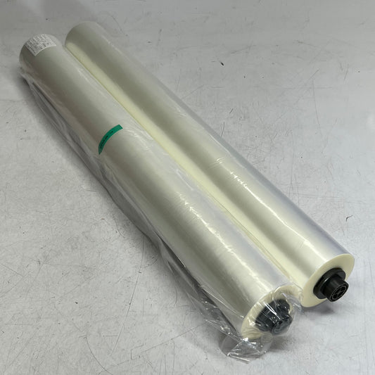 GBC (2 Rolls) Laminating Ultima 65 Ezload Education Roll Film 27"W x 500'L Clear 3126061EZ