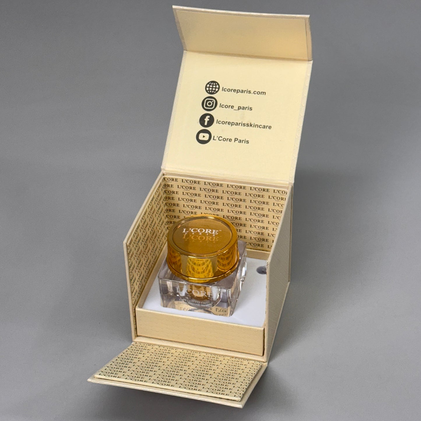 ZA@ L'CORE 24K Gold Eye Cream 1 oz oz BB 20 Months After Opening Retail $450