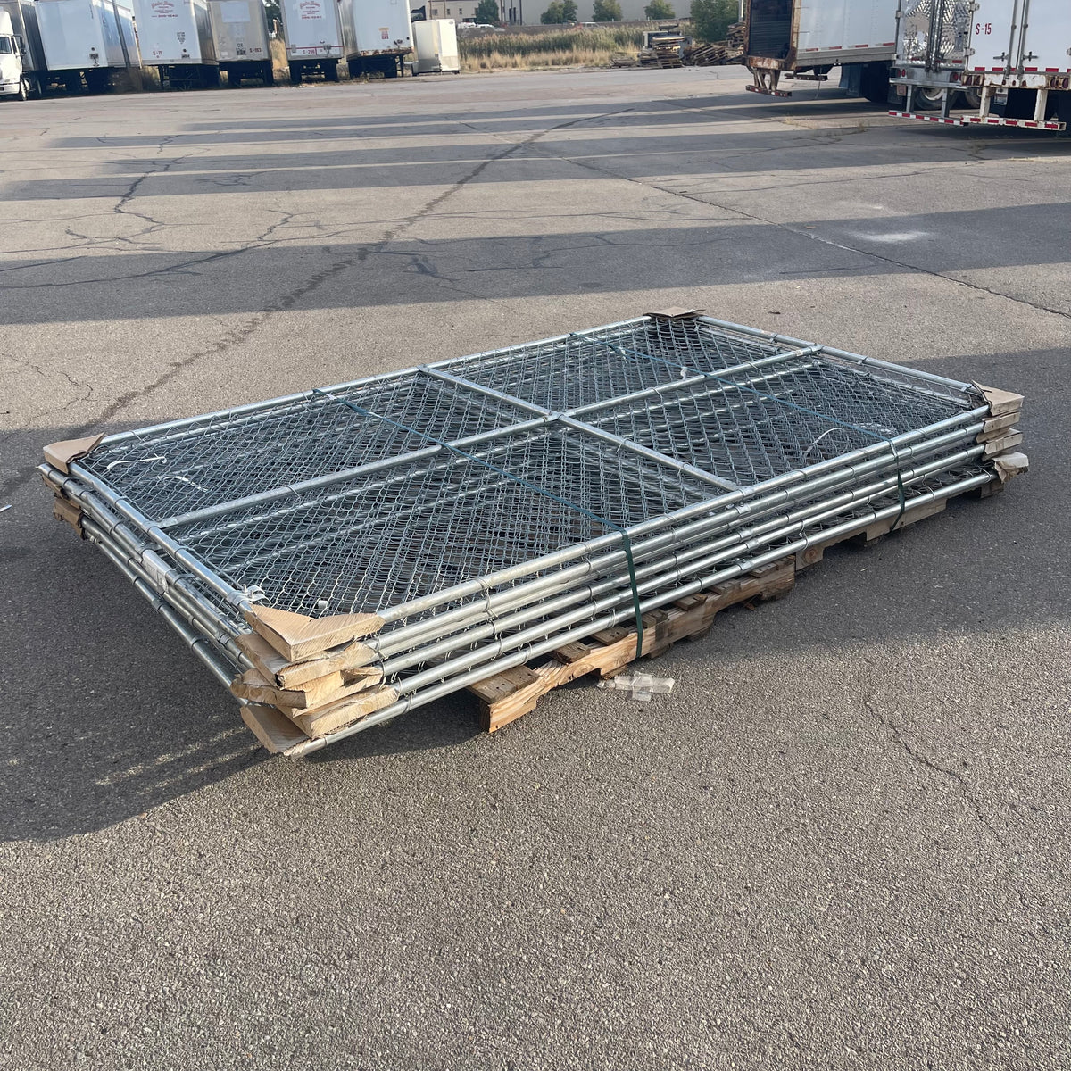 UNKNOWN Plain Kennel Panel 10'x6' Galvanized Steel 328209CH