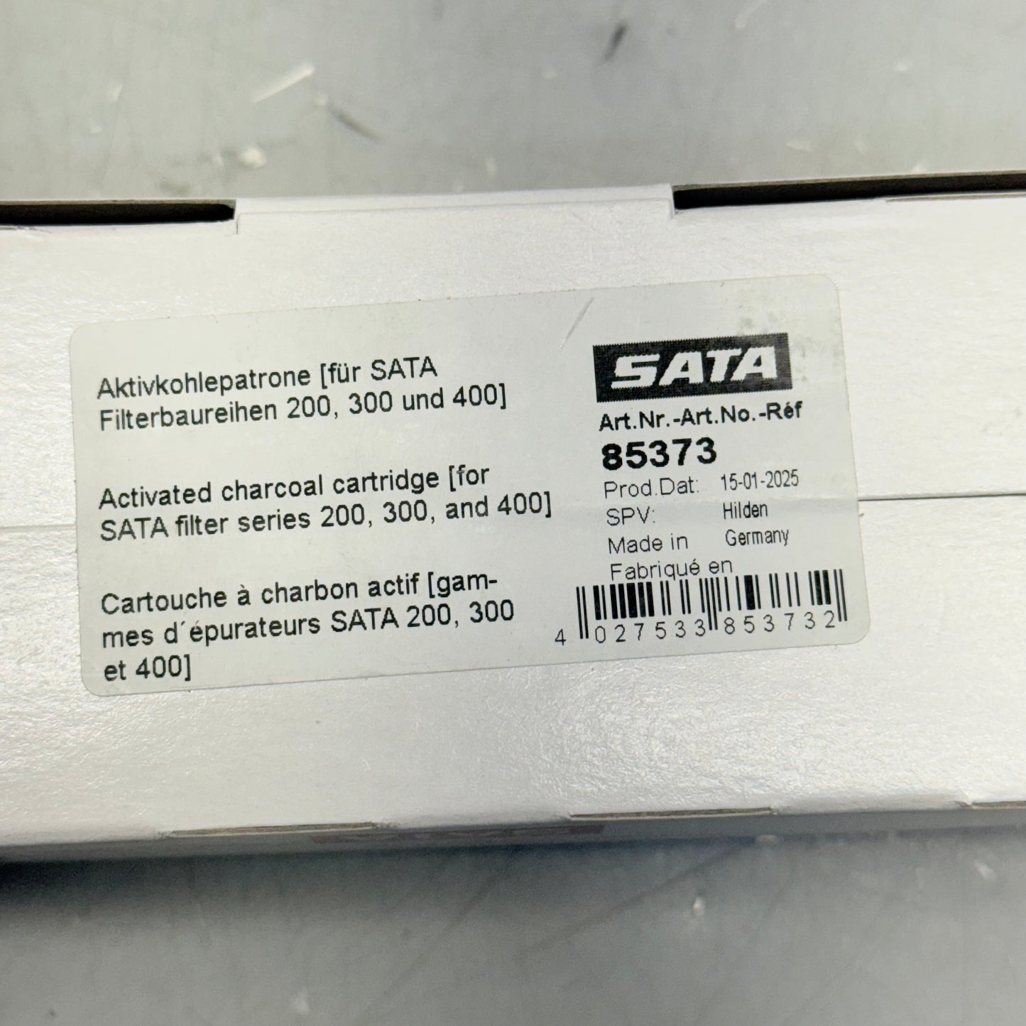 SATA 85373 Activated Charcoal Filter Cartridge Series 200, 300, 400