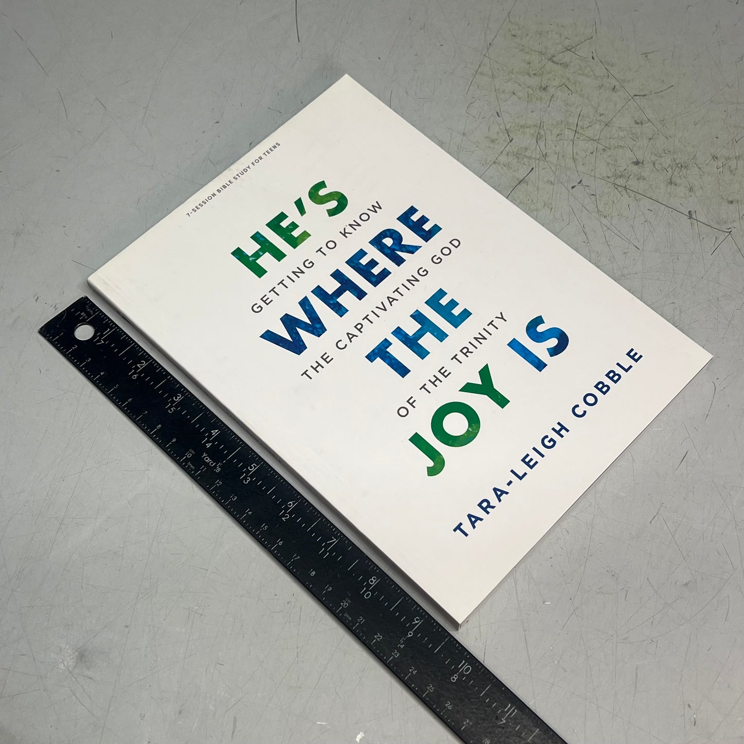 HE'S WHERE THE JOY IS  Teen Bible Study Paperback Book By Tara-Leigh Cobble