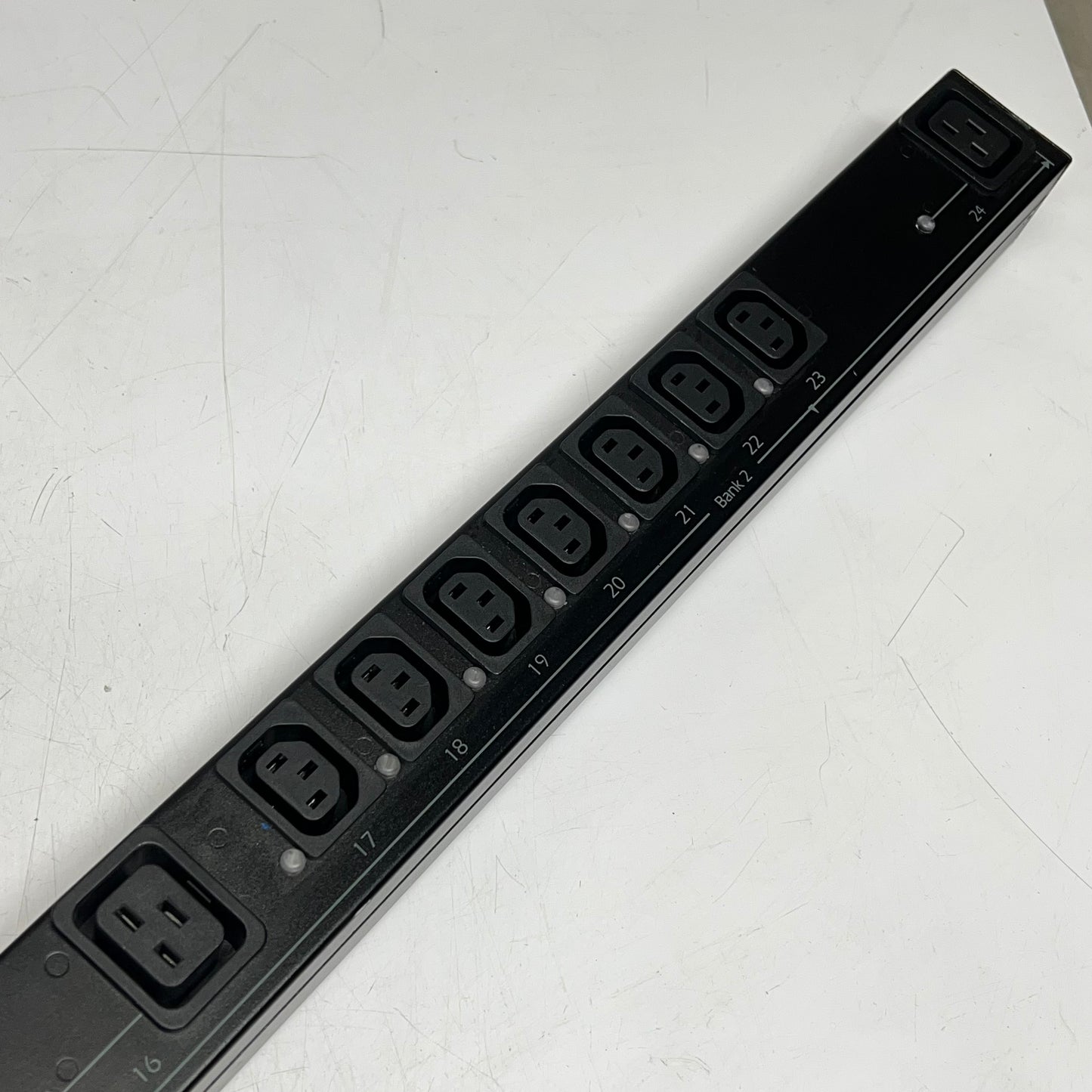 SCHNEIDER ELECTRIC Power Strip Metered by Outlet W/ Switching 12' Black AP8641