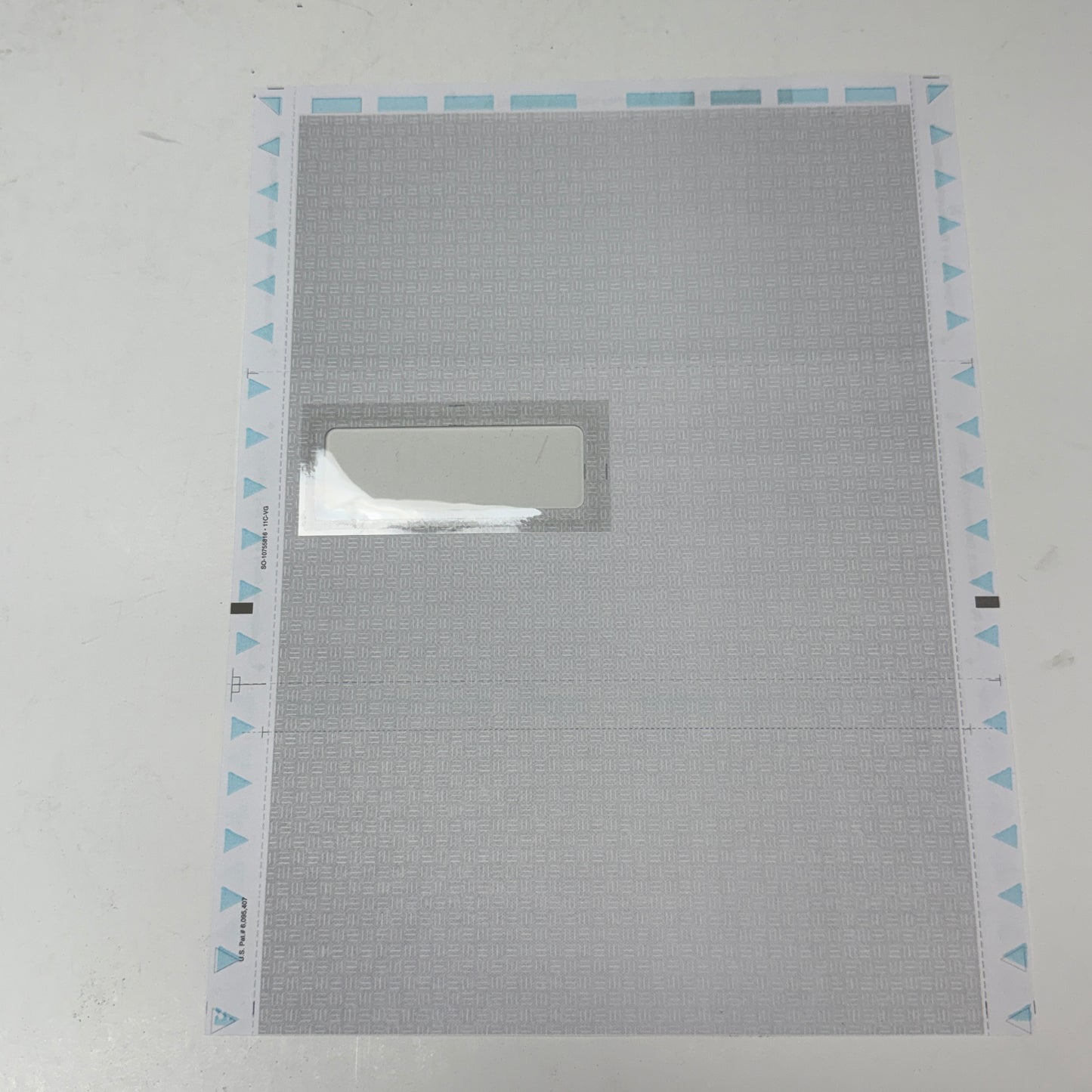 VERSASEAL (1000 PACK) 8.5”x11” Herringbone Snap Pressure Seal Window Forms (no box)