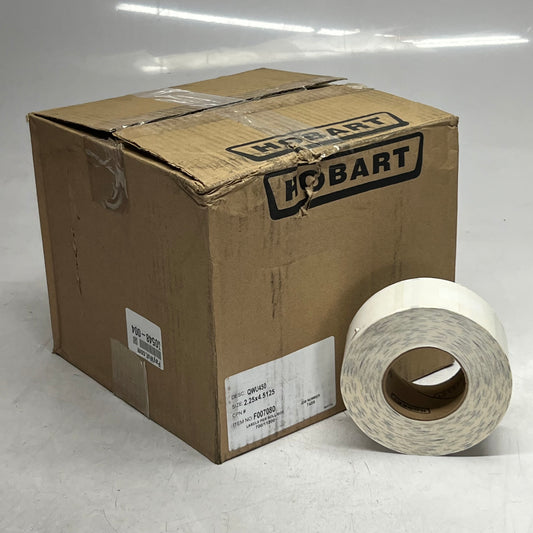 HOBART (16 Rolls) Labels, 700 Labels Per Roll 2.25" x 4.5" White QWU450