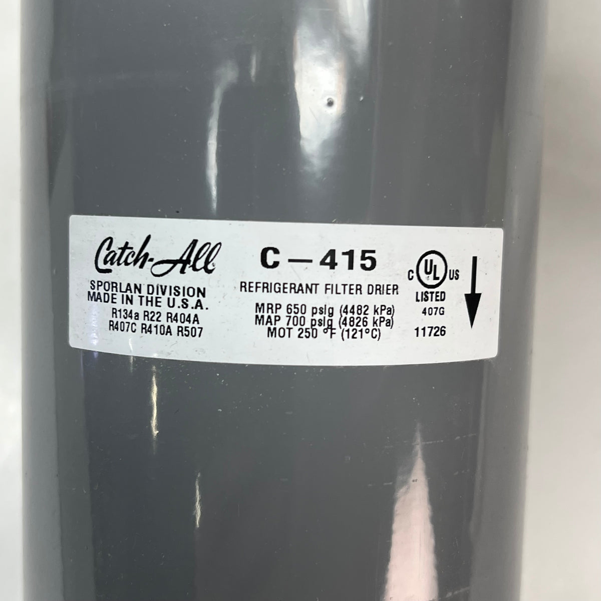 CARRIER Catch All Filter Drier Hvac & Refrigeration 5/8 SAE C-415