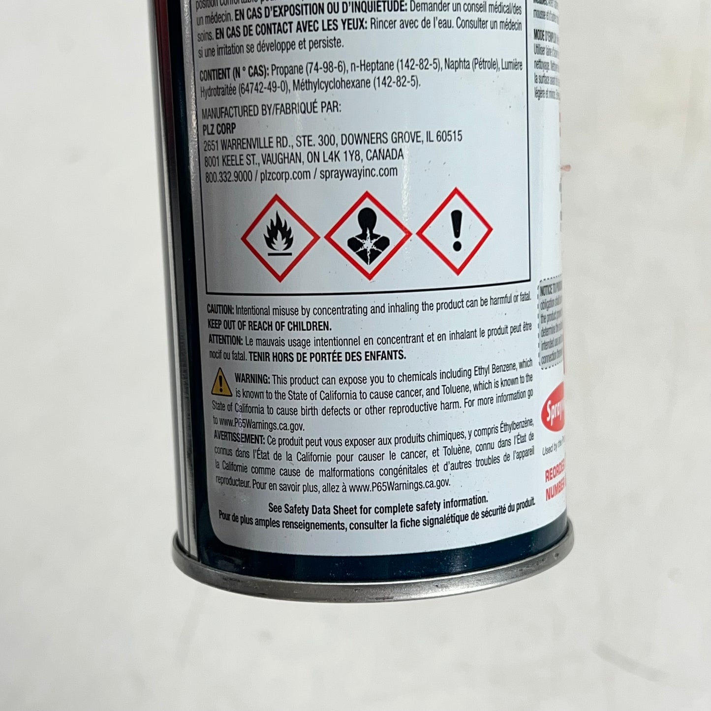 ZA@ SPRAYWAY (2 PACK) Silicone Spray 11 Oz -40°C To 204°C Colorless SW-945