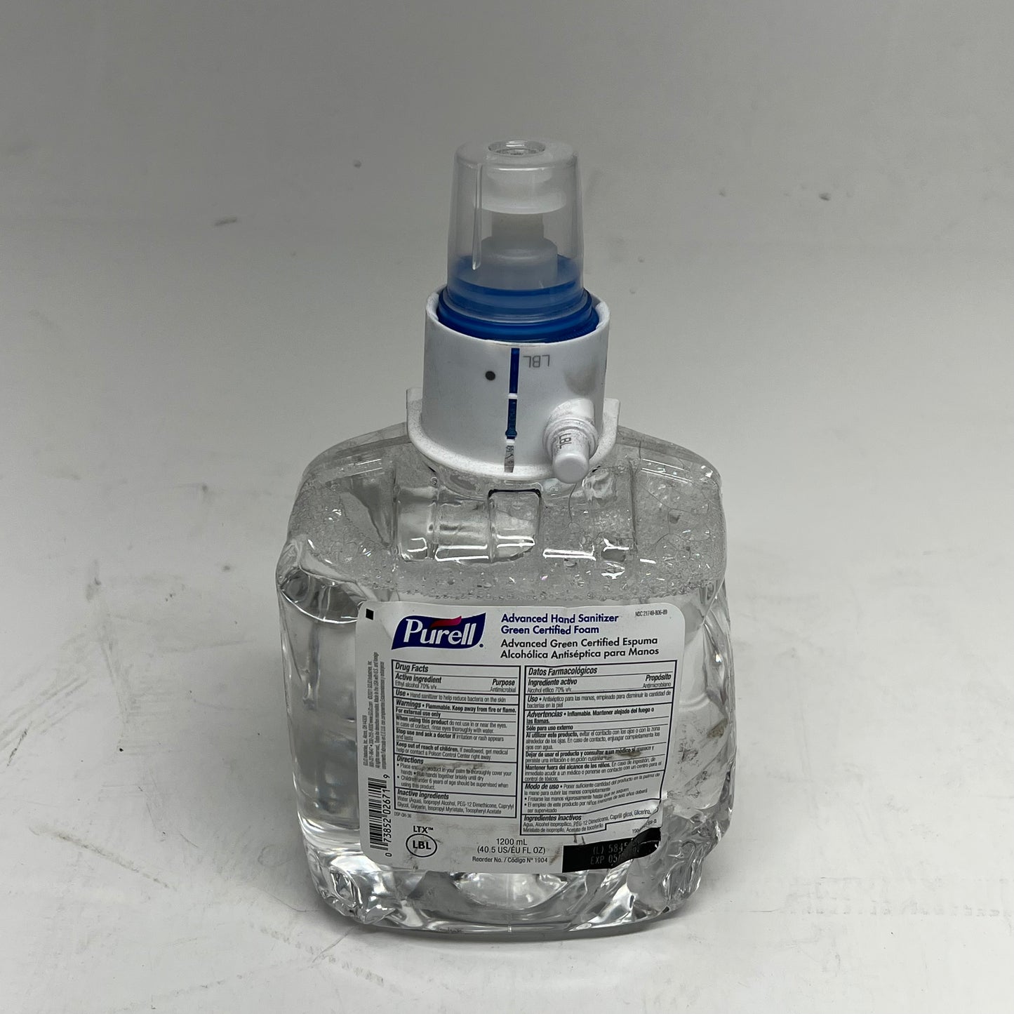 PURELL (2 PACK) Advanced Hand Sanitizer Refills 40.5 Fl Oz Clear 1904-02